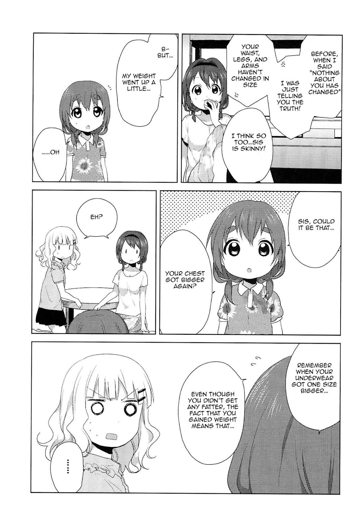 Yuru Yuri Chapter 52.14 page 11 - Chapter 52.14: Intermission 5 - Diet!