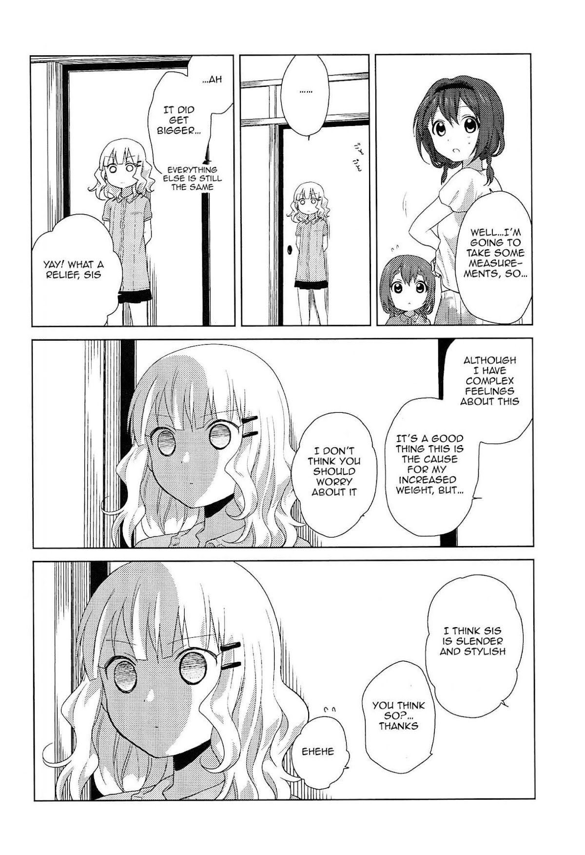 Yuru Yuri Chapter 52.14 page 12 - Chapter 52.14: Intermission 5 - Diet!