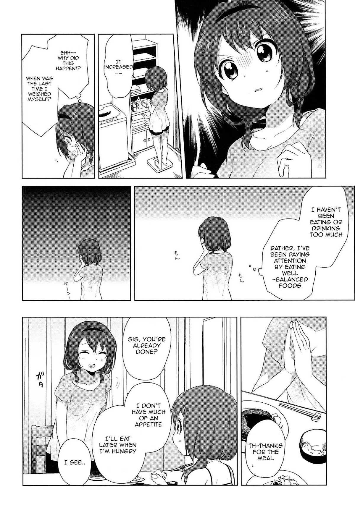 Yuru Yuri Chapter 52.14 page 2 - Chapter 52.14: Intermission 5 - Diet!