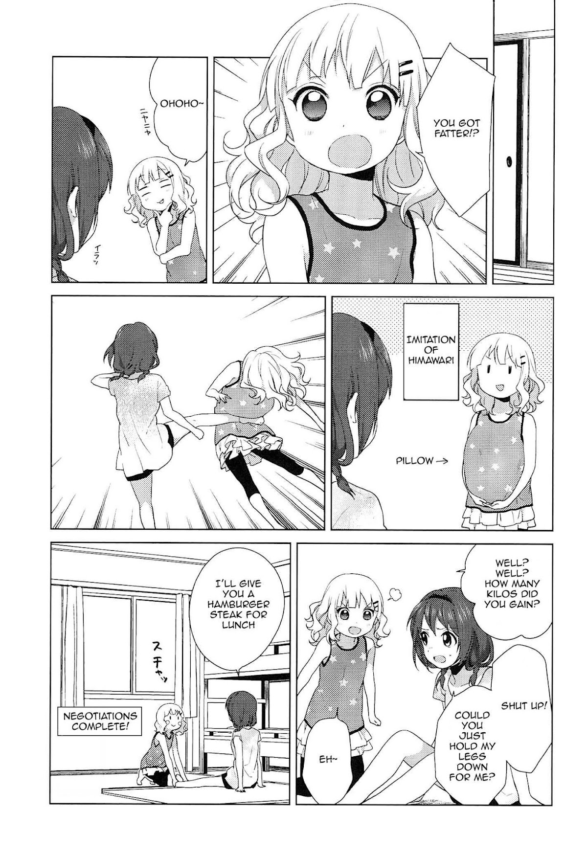 Yuru Yuri Chapter 52.14 page 3 - Chapter 52.14: Intermission 5 - Diet!