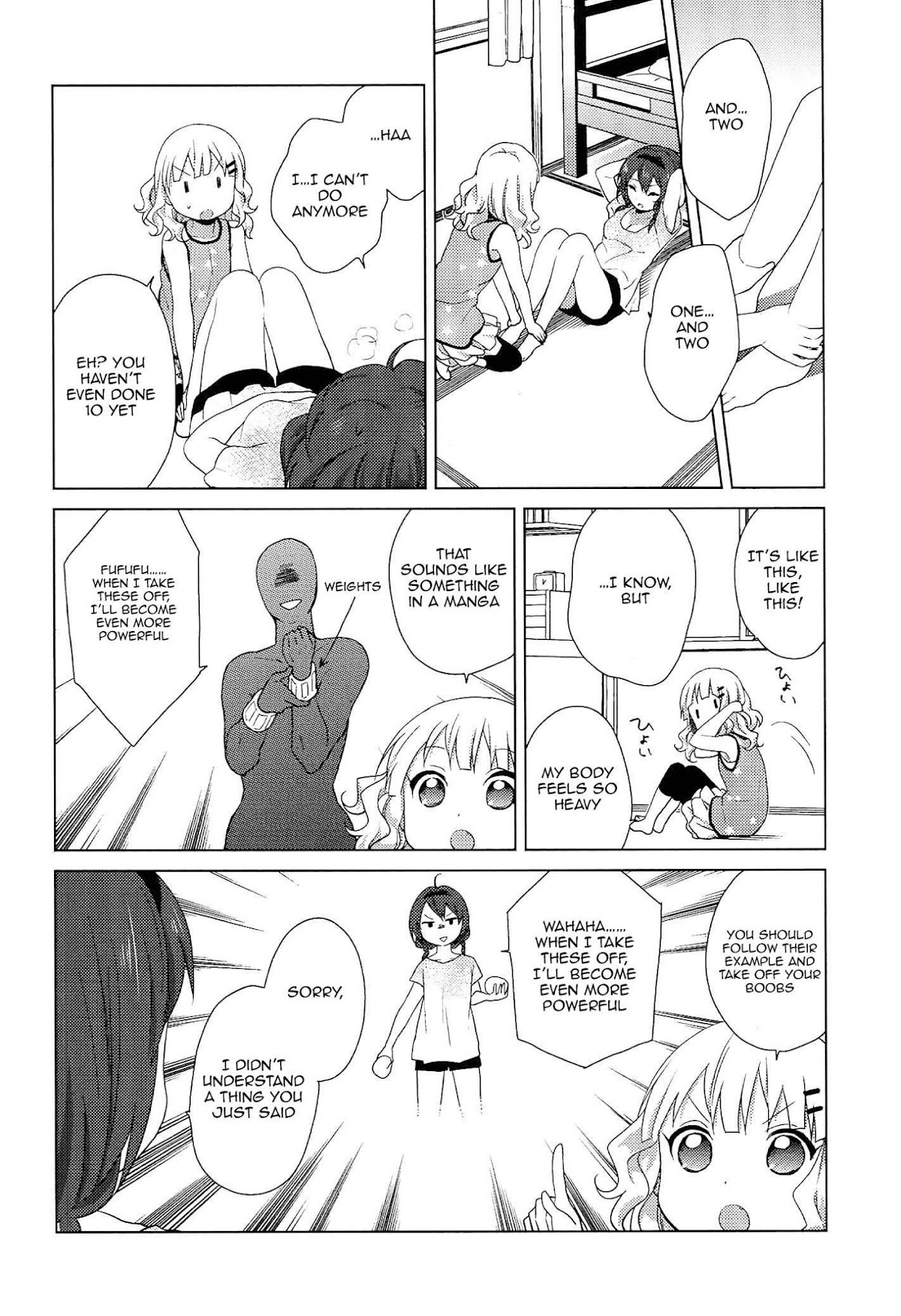 Yuru Yuri Chapter 52.14 page 4 - Chapter 52.14: Intermission 5 - Diet!
