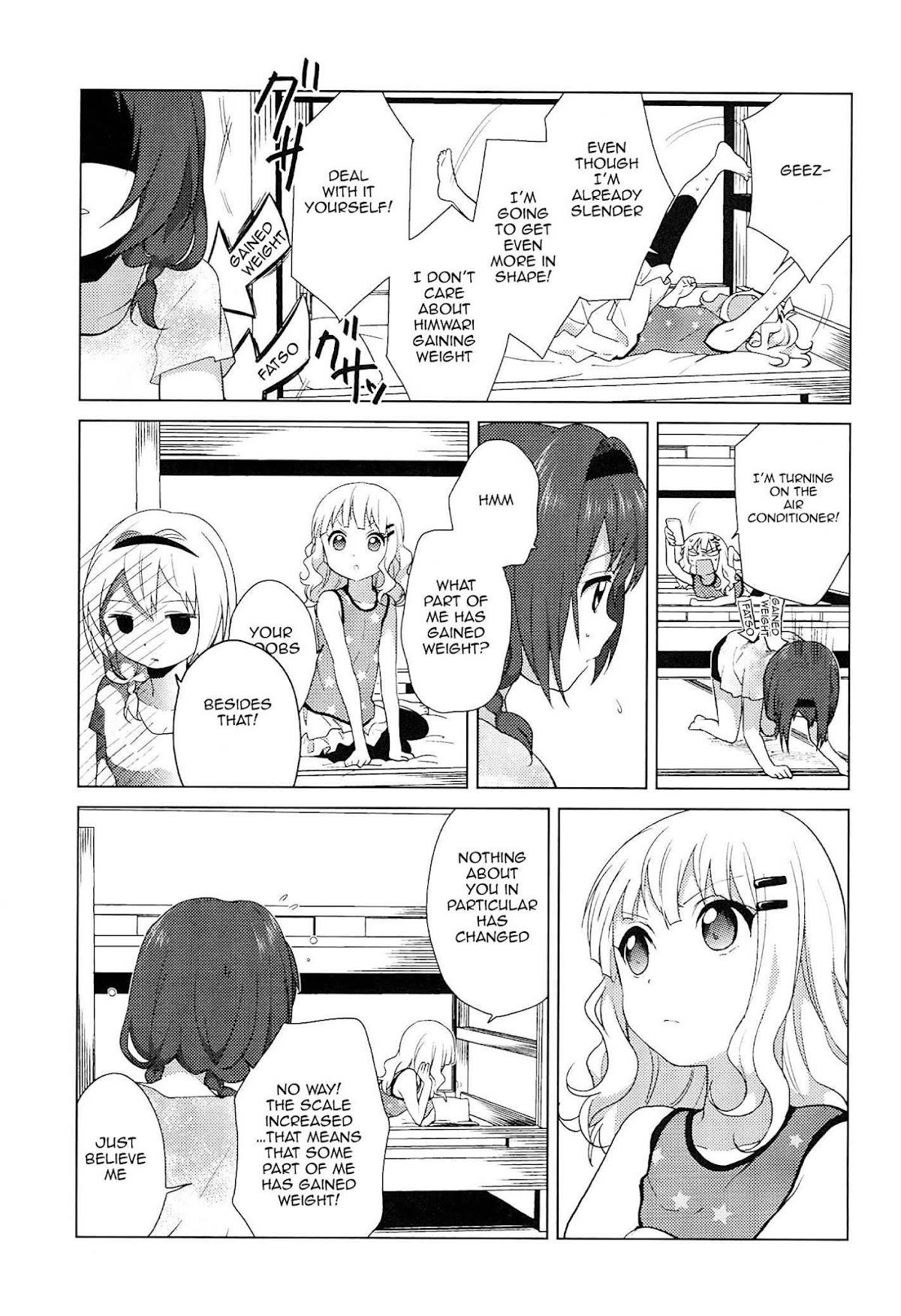 Yuru Yuri Chapter 52.14 page 7 - Chapter 52.14: Intermission 5 - Diet!