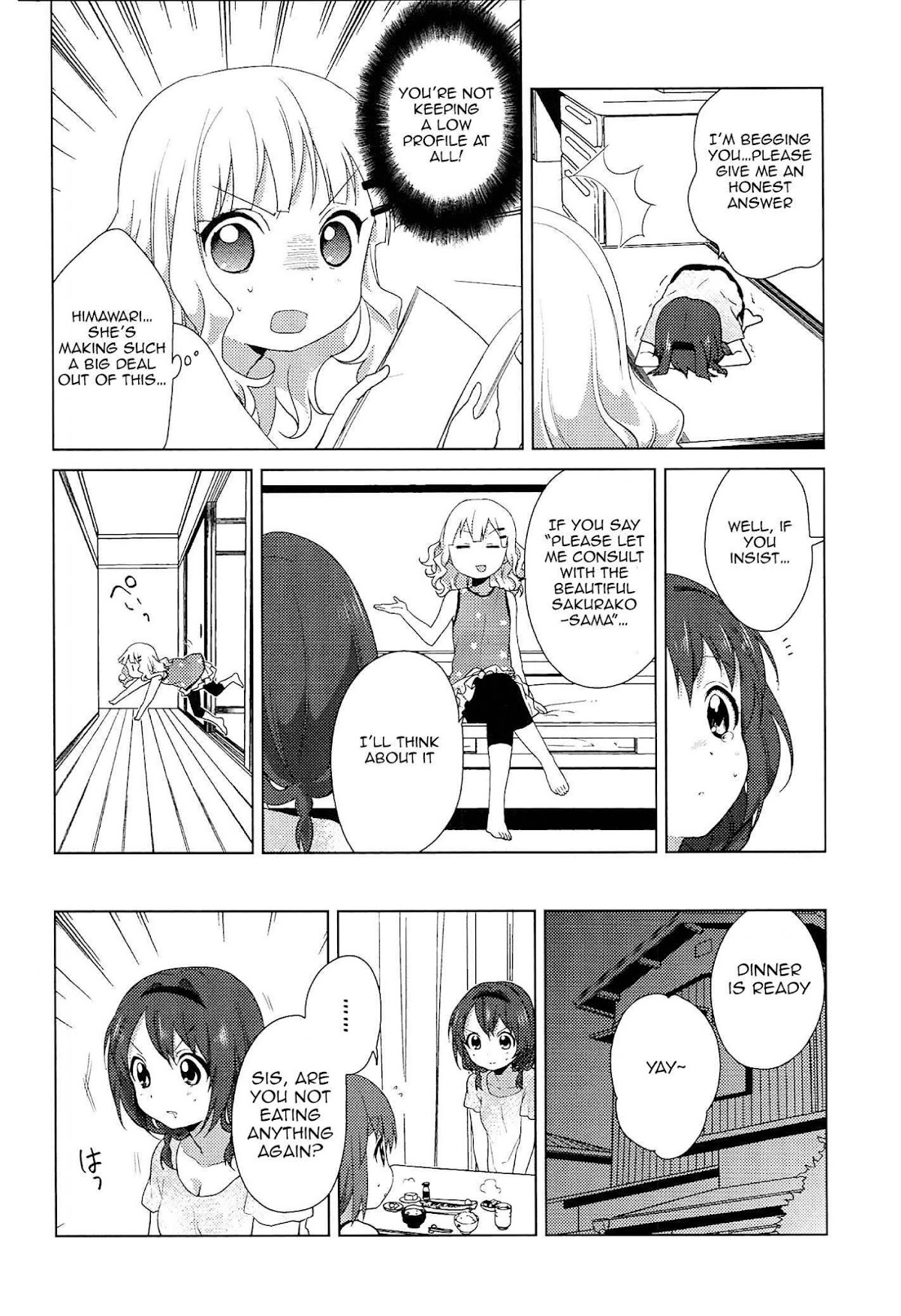 Yuru Yuri Chapter 52.14 page 8 - Chapter 52.14: Intermission 5 - Diet!