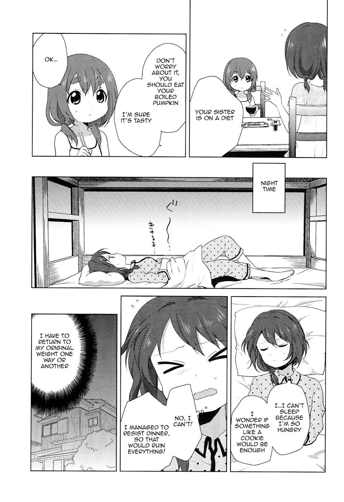 Yuru Yuri Chapter 52.14 page 9 - Chapter 52.14: Intermission 5 - Diet!