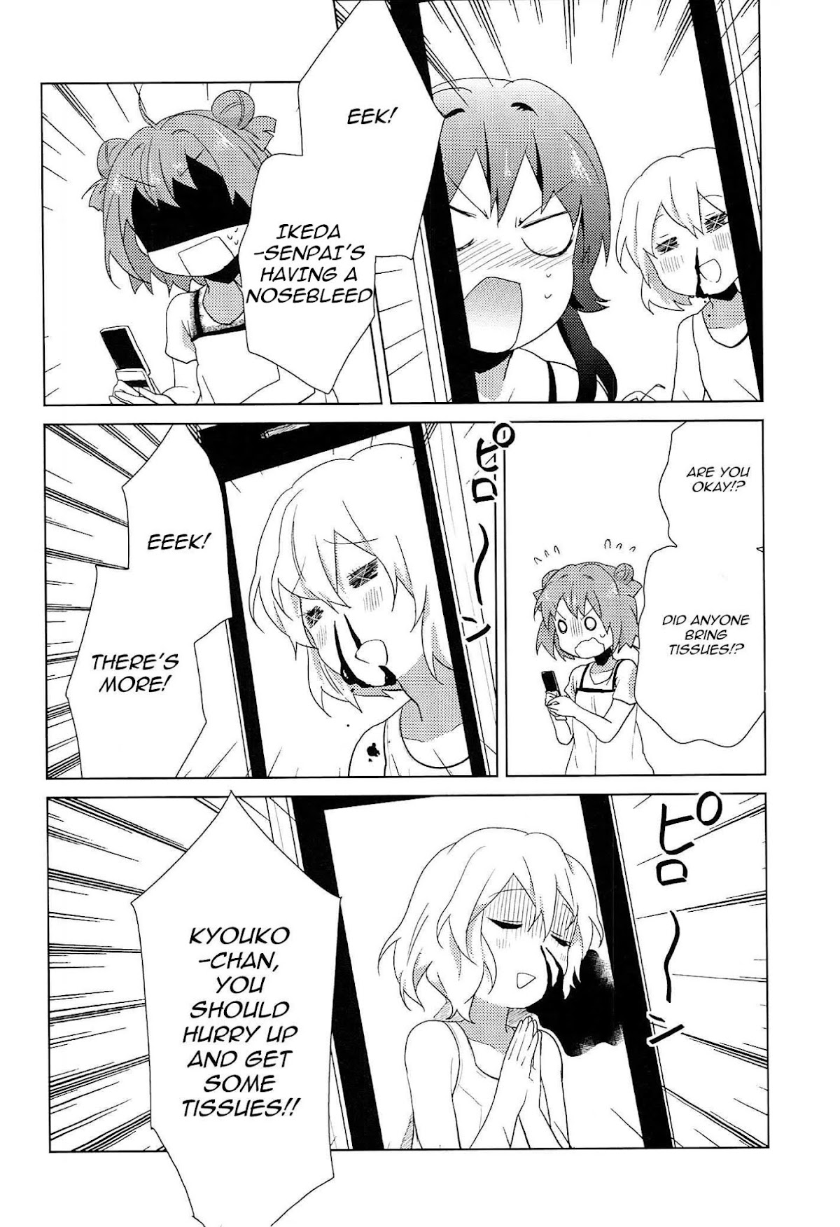 Yuru Yuri Chapter 52.15 page 12 - Chapter 52.15: Intermission 6 - I Missed the Train!?