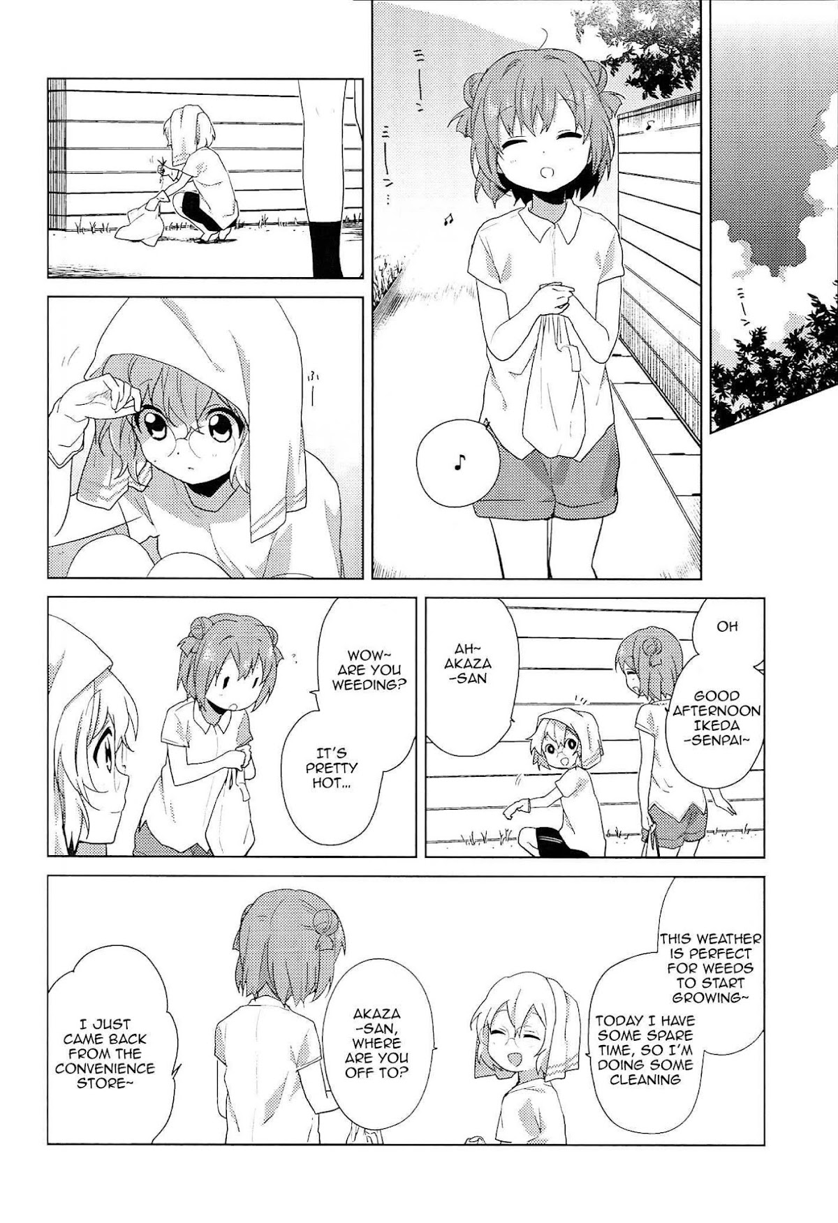 Yuru Yuri Chapter 52.17 page 2 - Chapter 52.17: Intermission 8 - A Day of Coincidence, Everyday Happening
