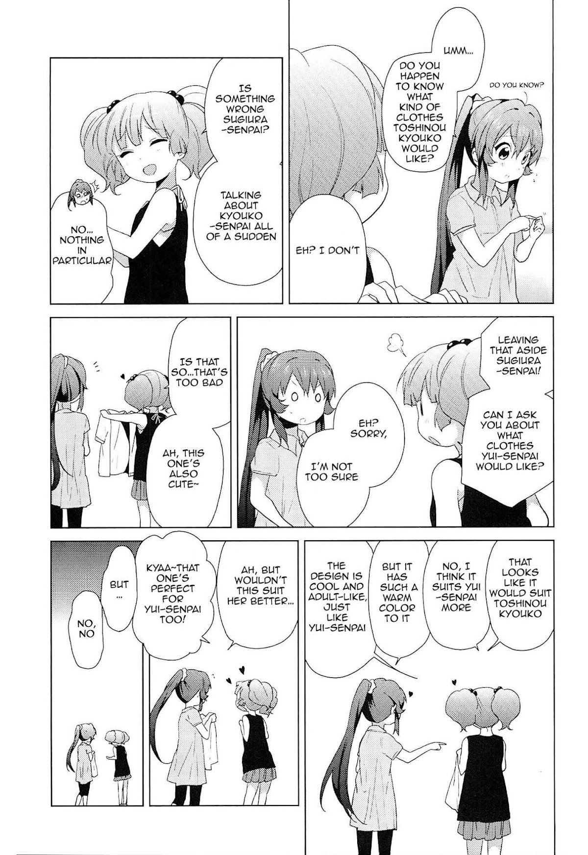 Yuru Yuri Chapter 52.17 page 5 - Chapter 52.17: Intermission 8 - A Day of Coincidence, Everyday Happening