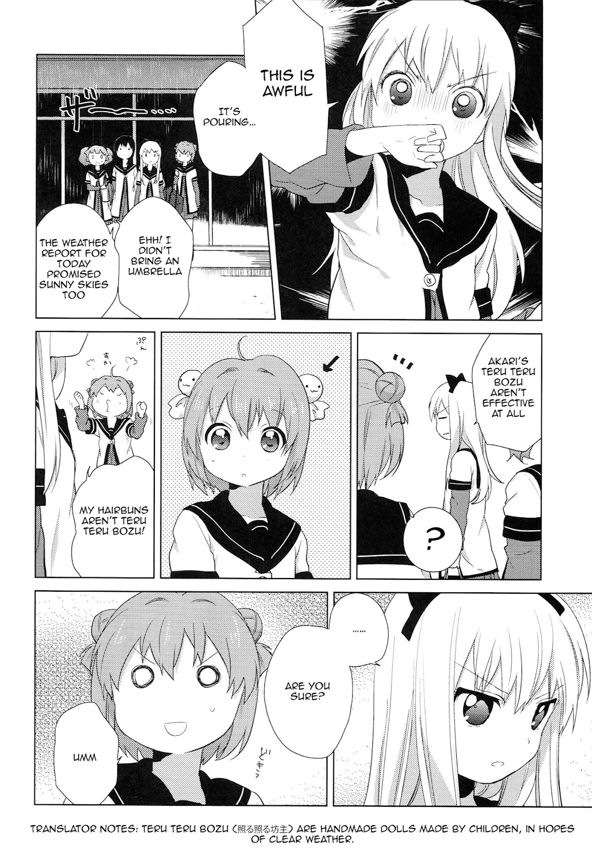 Yuru Yuri Chapter 52.2 page 2 - Chapter 52.2: Special 2 - Rainy Season Come On♪ No Problem