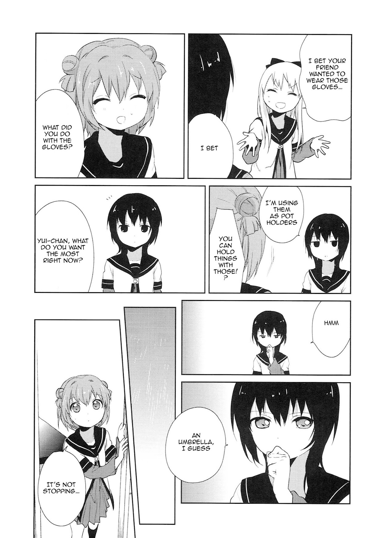 Yuru Yuri Chapter 52.2 page 9 - Chapter 52.2: Special 2 - Rainy Season Come On♪ No Problem