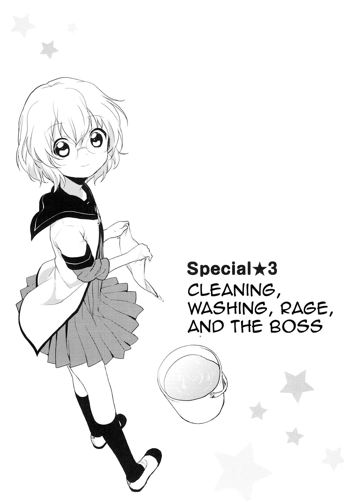 Yuru Yuri Chapter 52.3 page 1 - Chapter 52.3: Special 3 - Cleaning, Washing, Rage, And the Boss