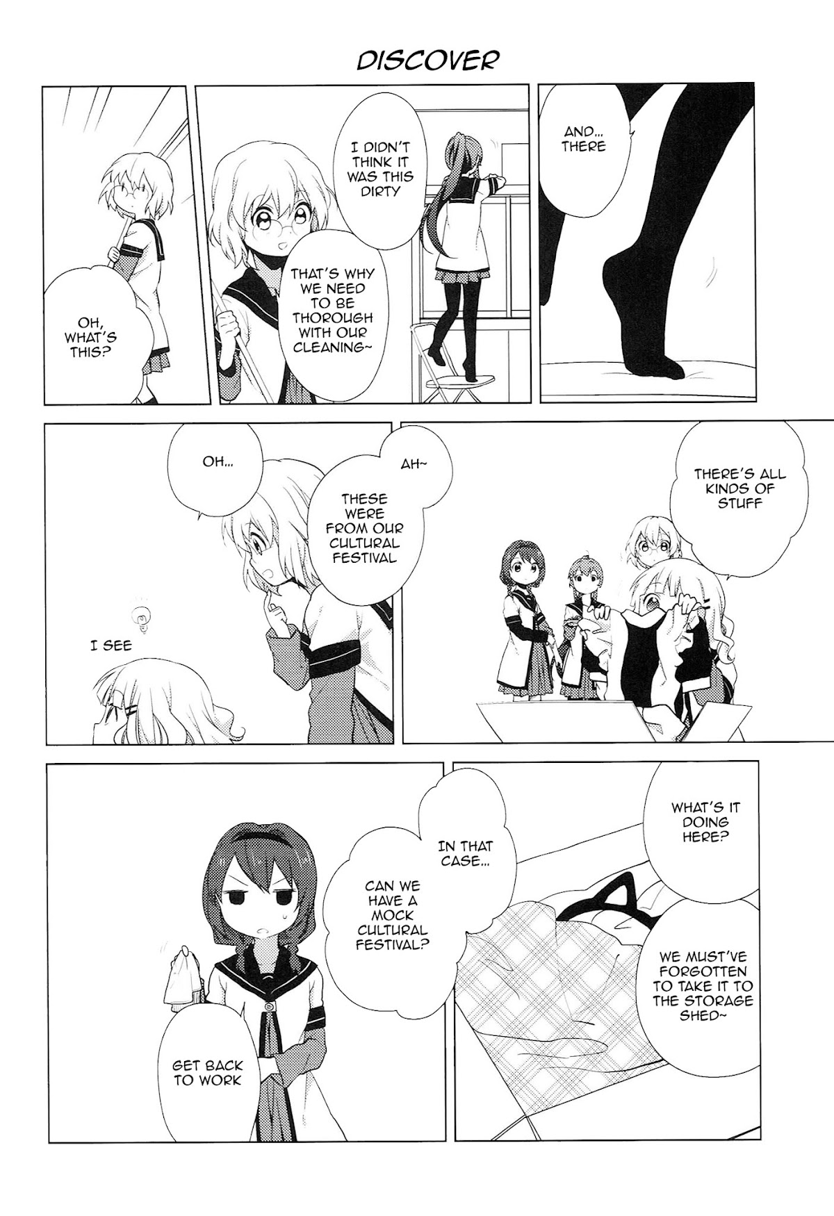 Yuru Yuri Chapter 52.3 page 4 - Chapter 52.3: Special 3 - Cleaning, Washing, Rage, And the Boss