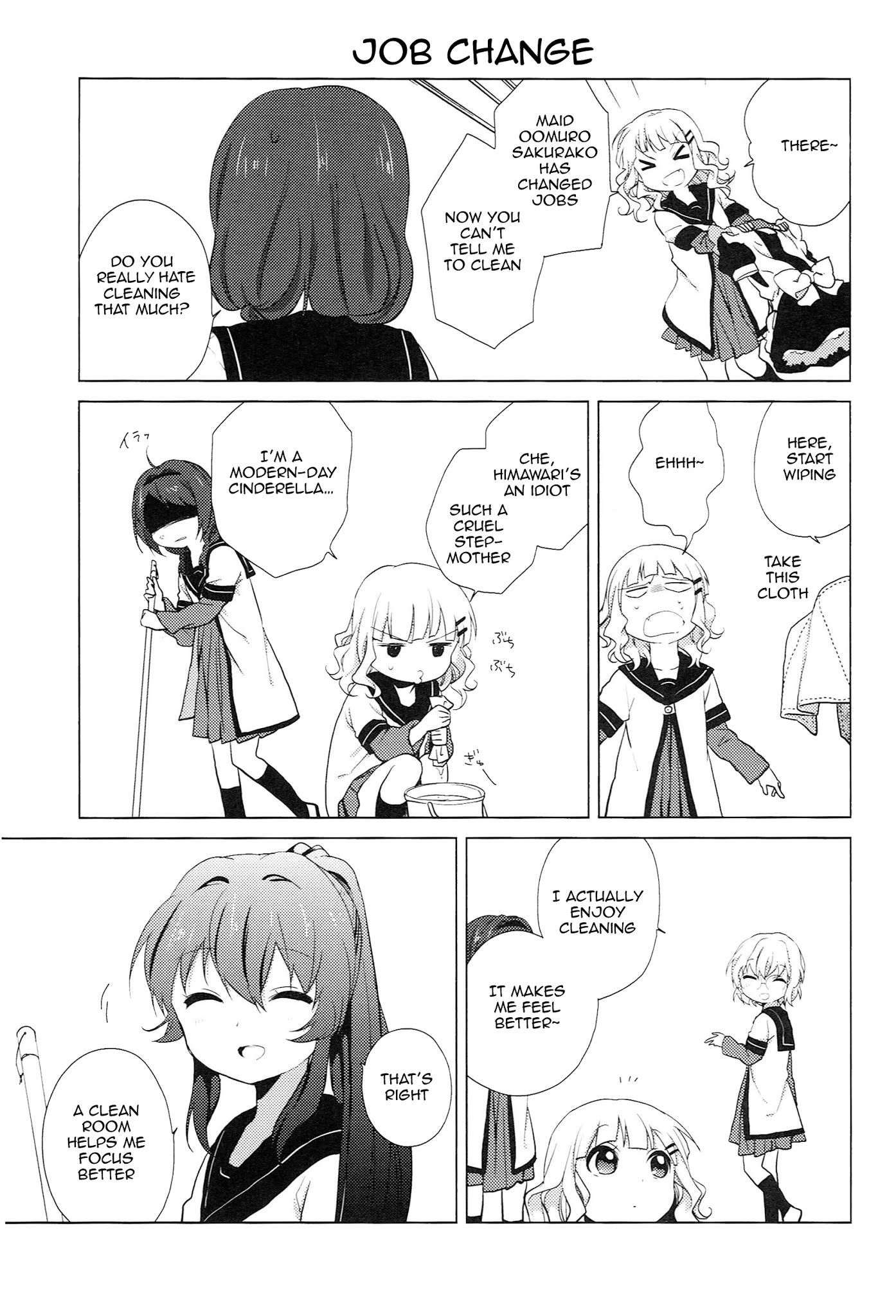 Yuru Yuri Chapter 52.3 page 7 - Chapter 52.3: Special 3 - Cleaning, Washing, Rage, And the Boss