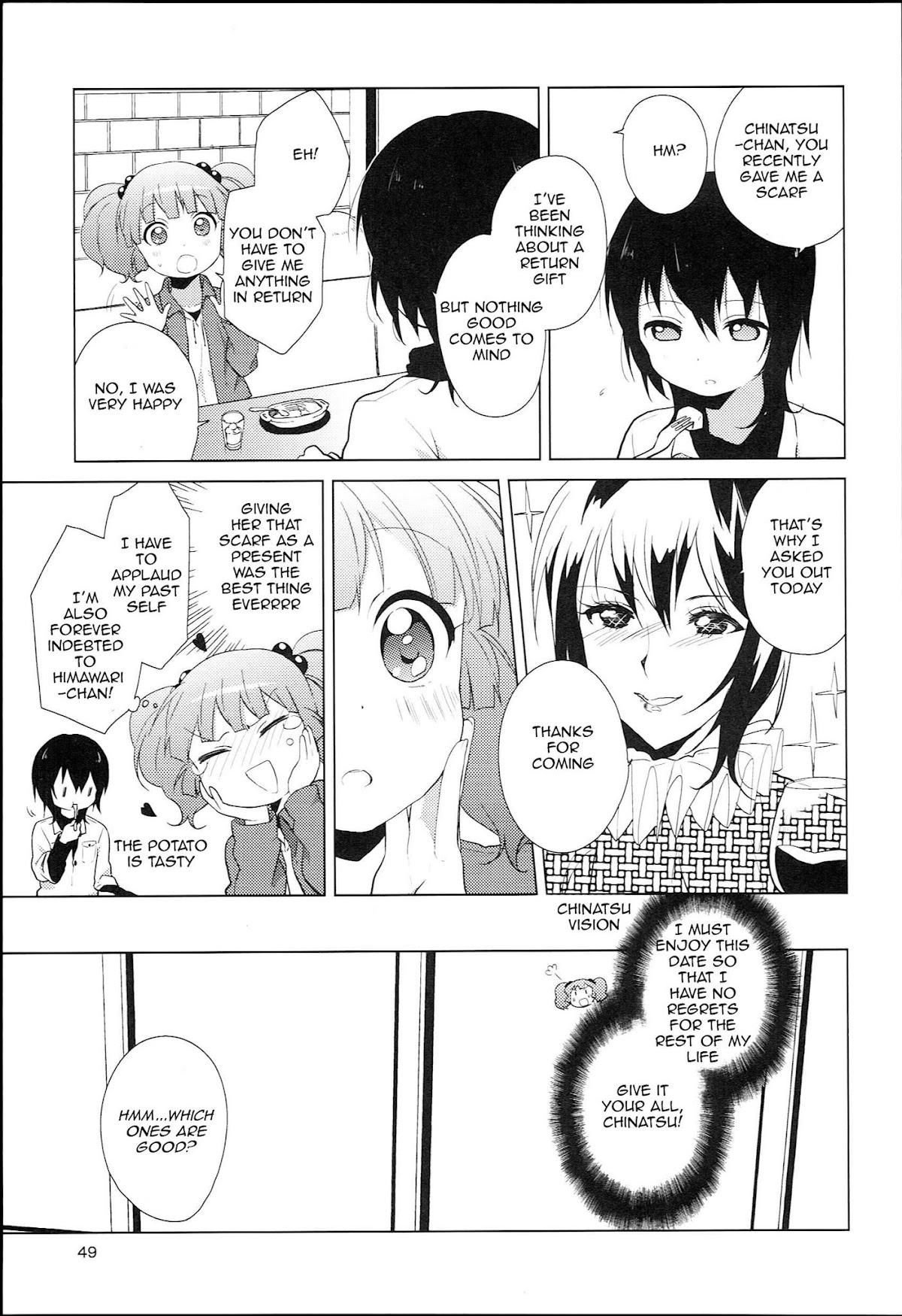 Yuru Yuri Chapter 52.4 page 3 - Chapter 52.4: Special 4 - It's Not Easy to Talk About Yuri!!