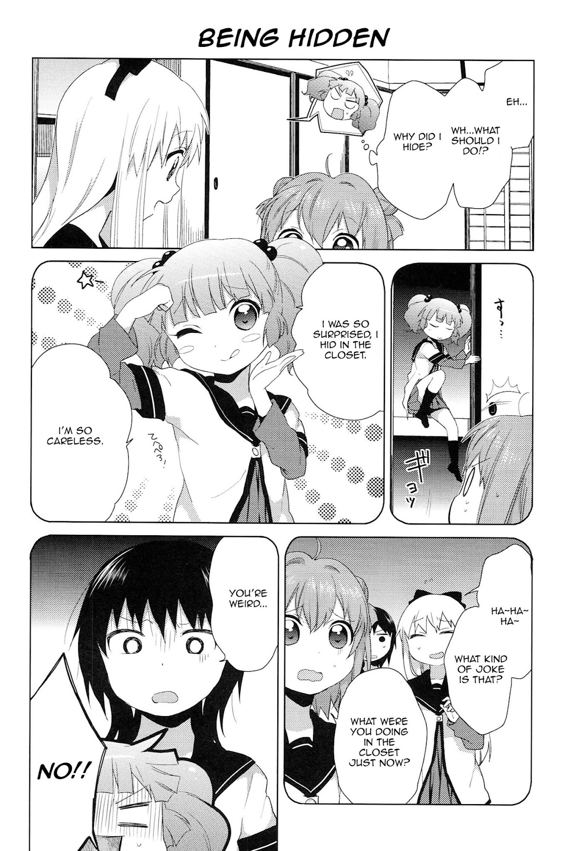 Yuru Yuri Chapter 52 page 4 - Chapter 52: Shocked in the Dark!
