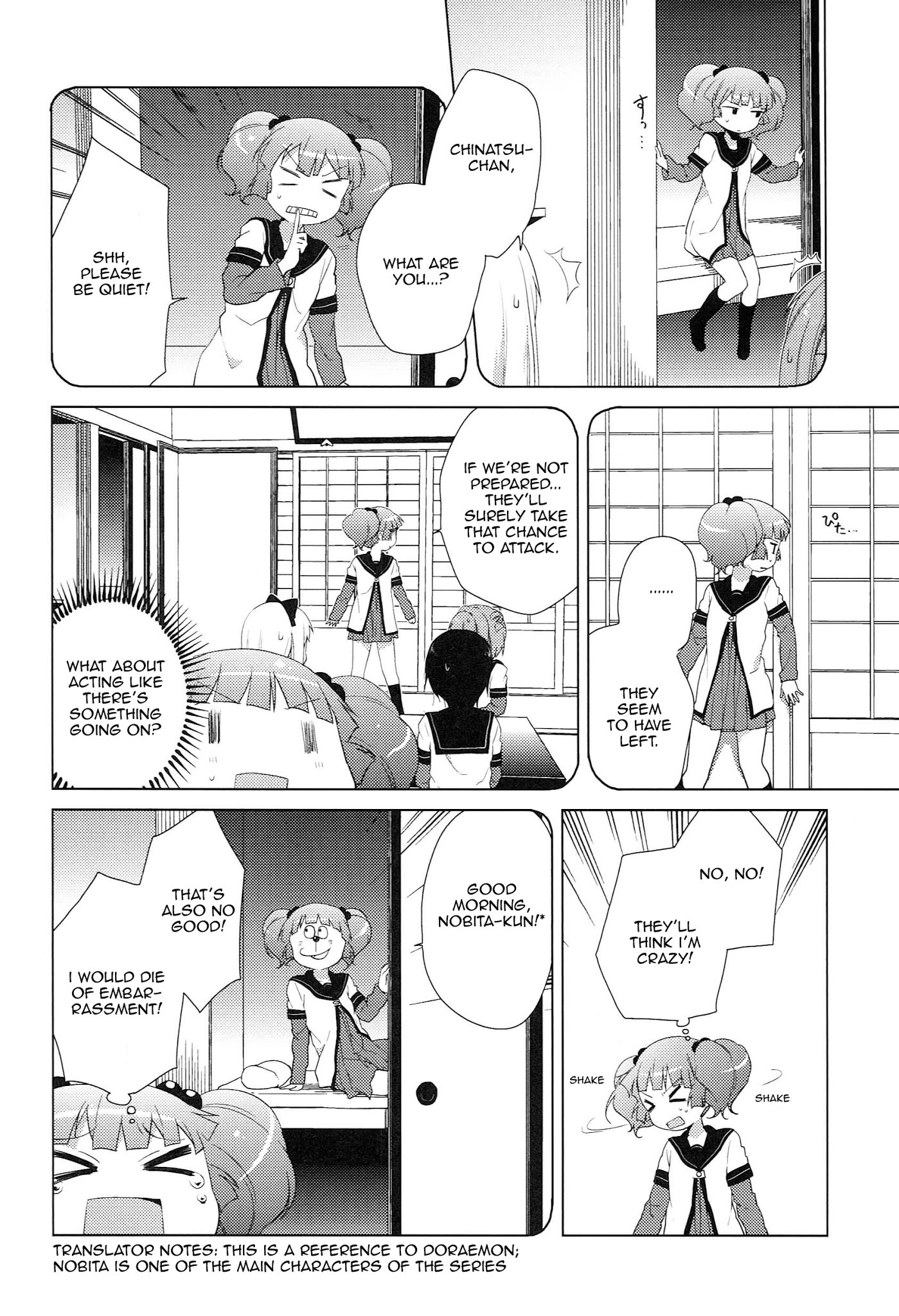 Yuru Yuri Chapter 52 page 8 - Chapter 52: Shocked in the Dark!