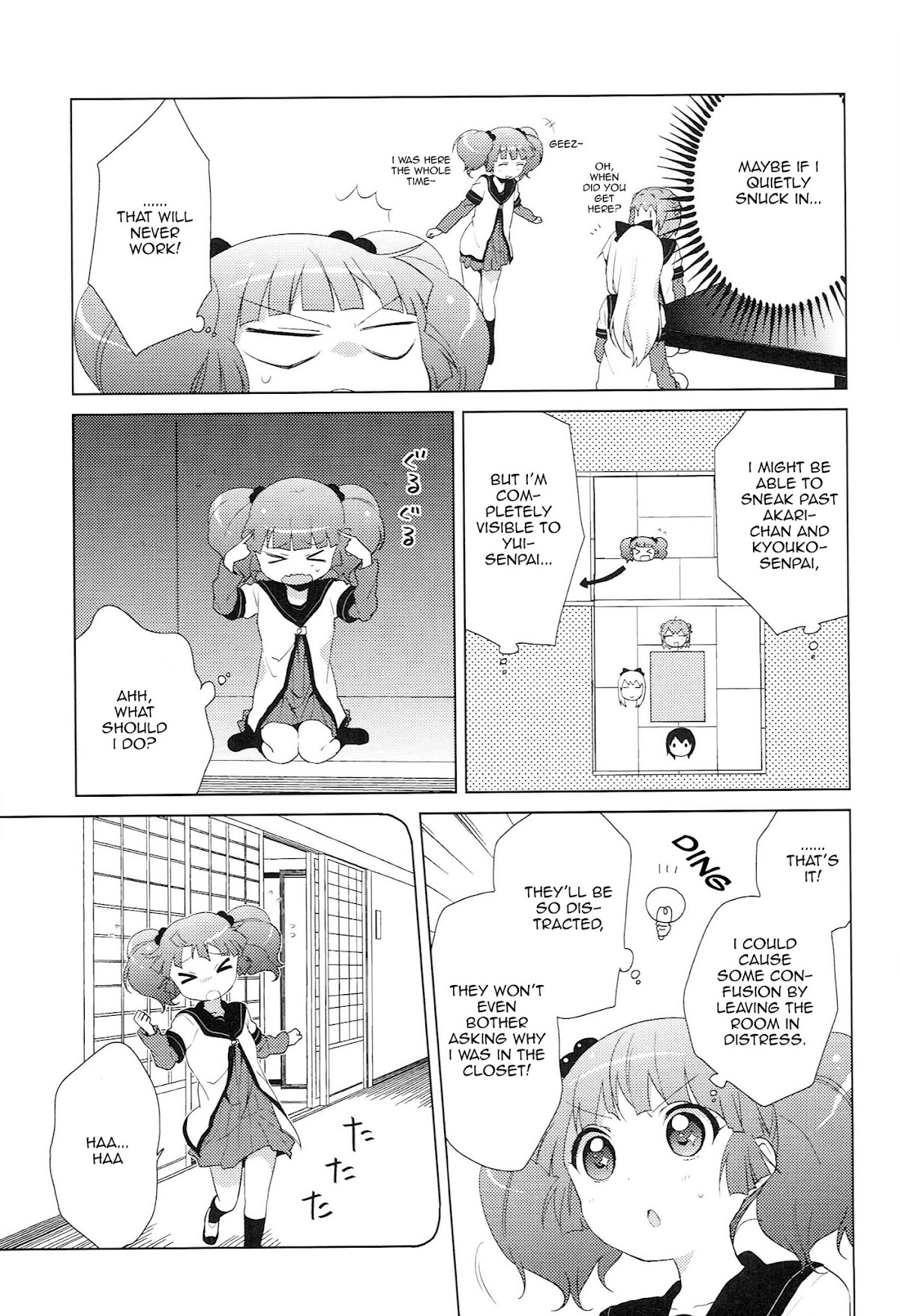 Yuru Yuri Chapter 52 page 9 - Chapter 52: Shocked in the Dark!