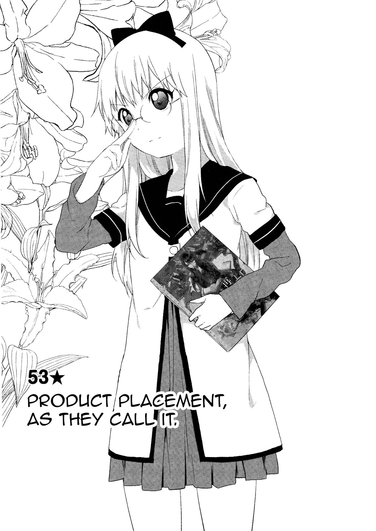 Yuru Yuri Chapter 53 page 1 - Chapter 53: Product Placement, as They Call It.