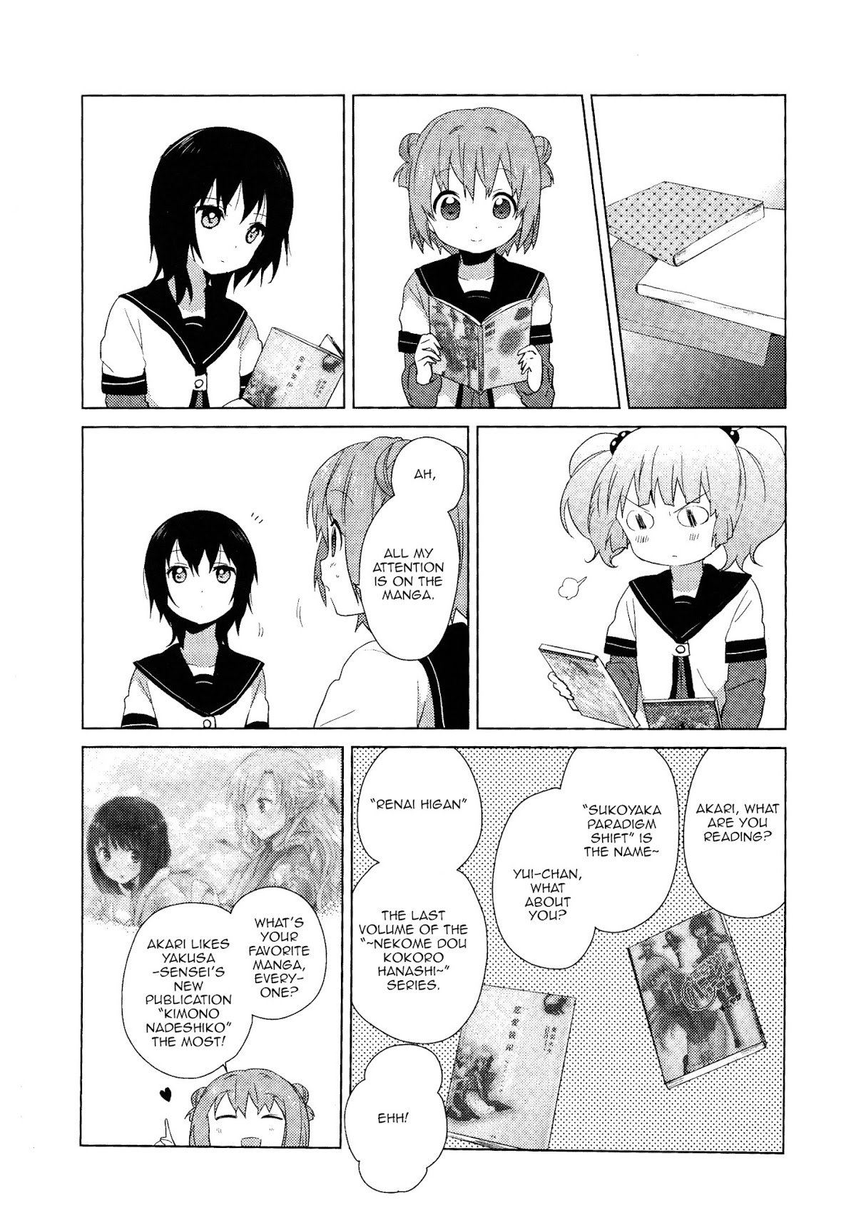 Yuru Yuri Chapter 53 page 10 - Chapter 53: Product Placement, as They Call It.