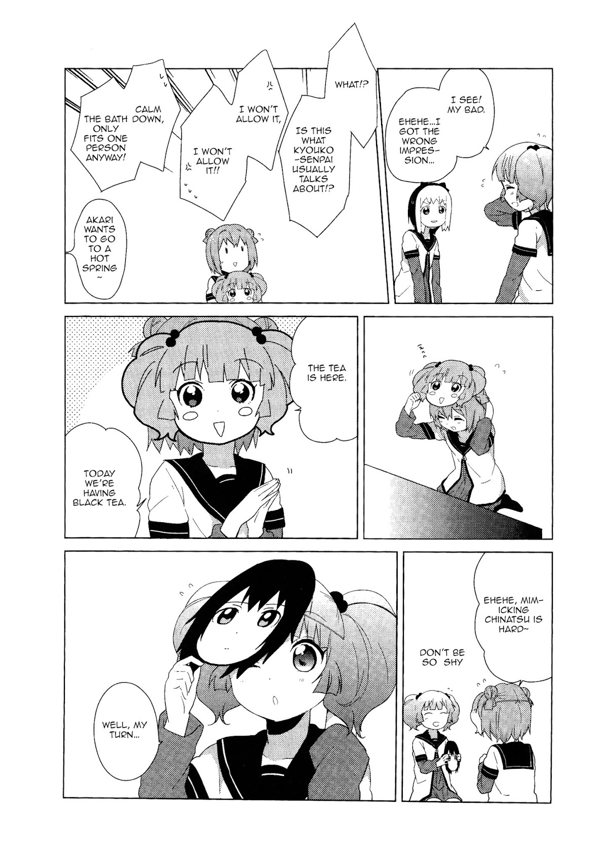 Yuru Yuri Chapter 53 page 6 - Chapter 53: Product Placement, as They Call It.