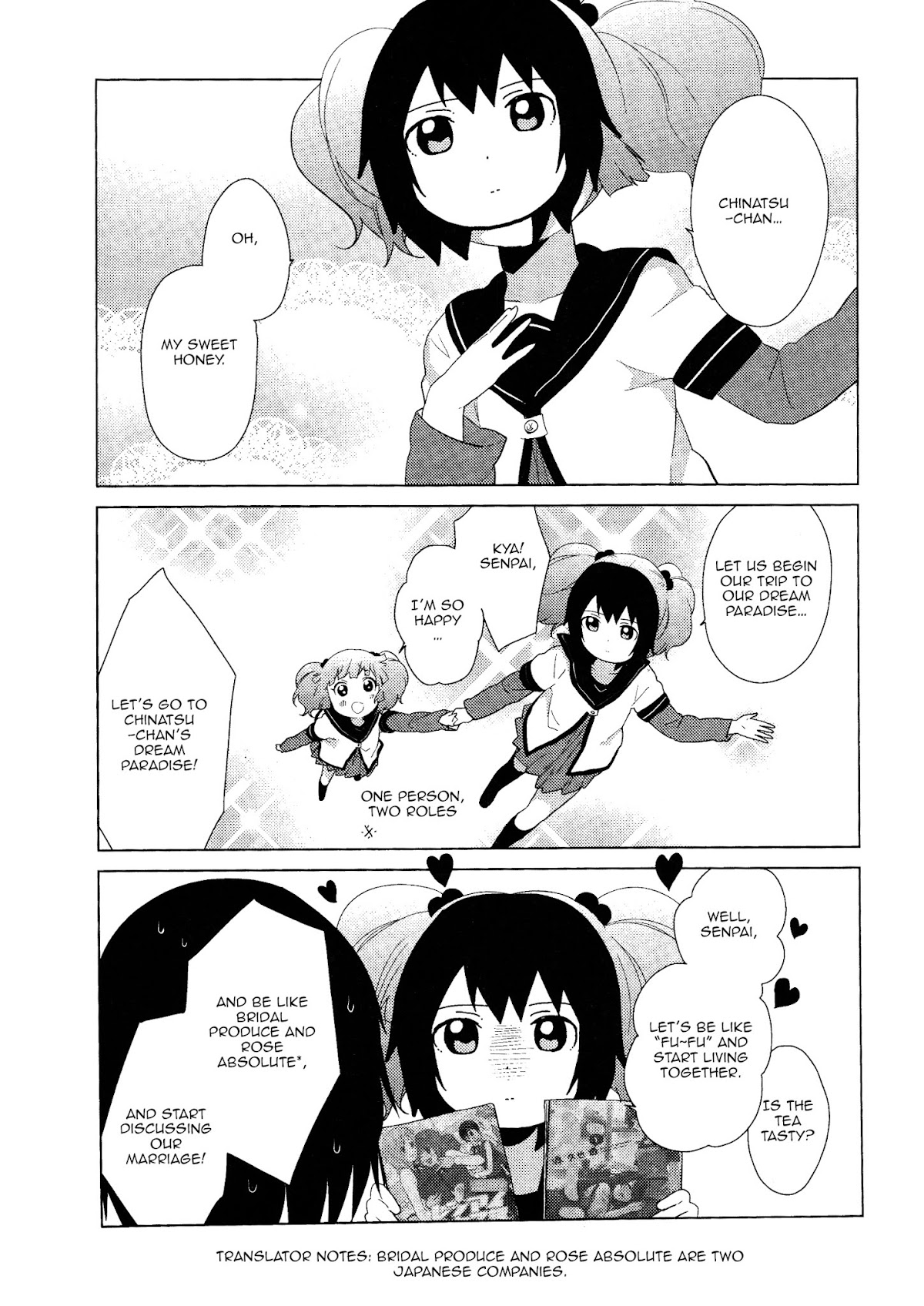 Yuru Yuri Chapter 53 page 7 - Chapter 53: Product Placement, as They Call It.