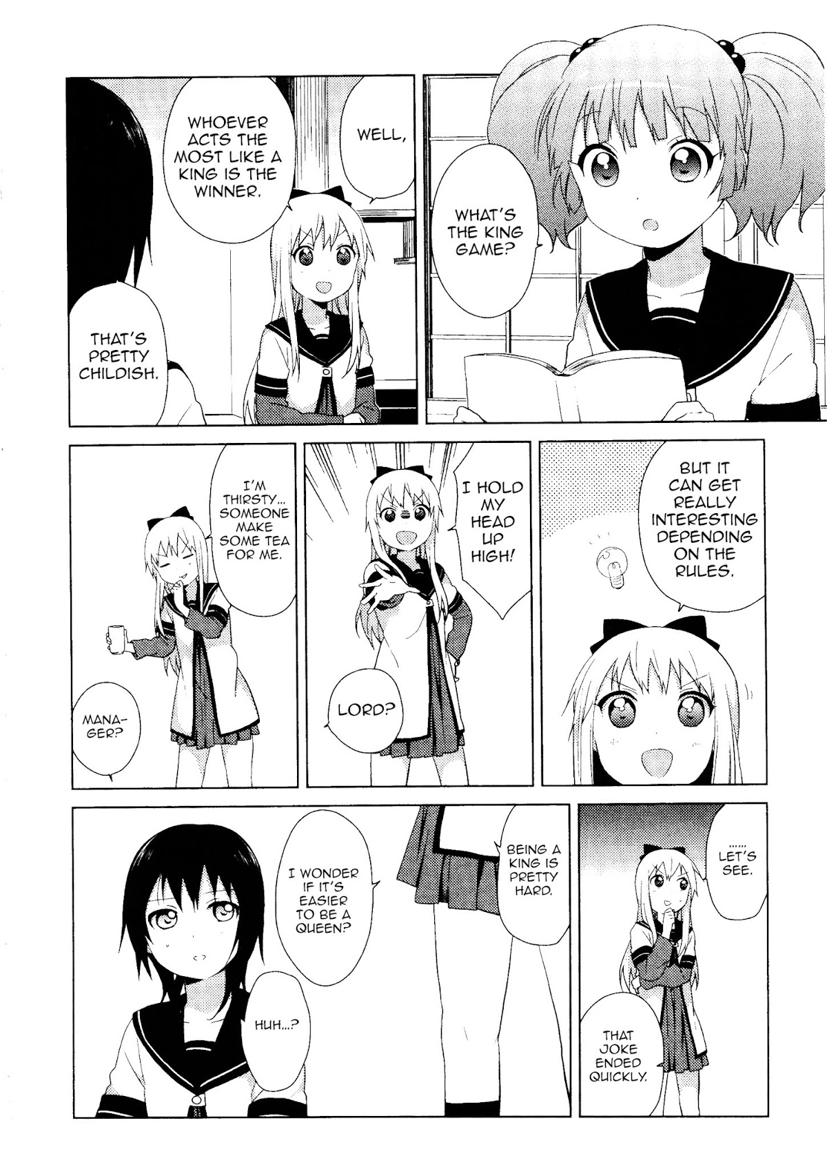 Yuru Yuri Chapter 56 page 2 - Chapter 56: Queen Game!!
