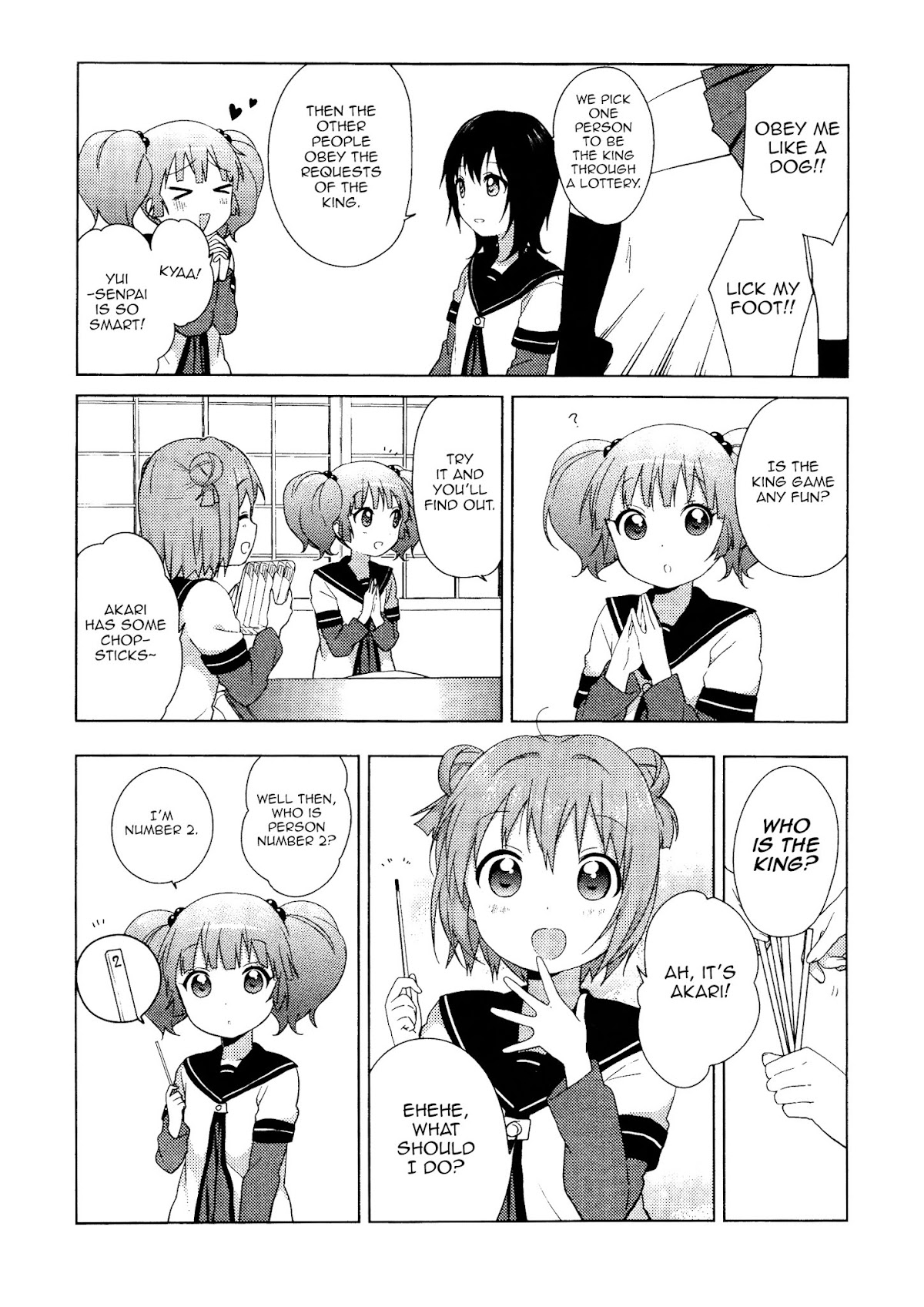 Yuru Yuri Chapter 56 page 3 - Chapter 56: Queen Game!!