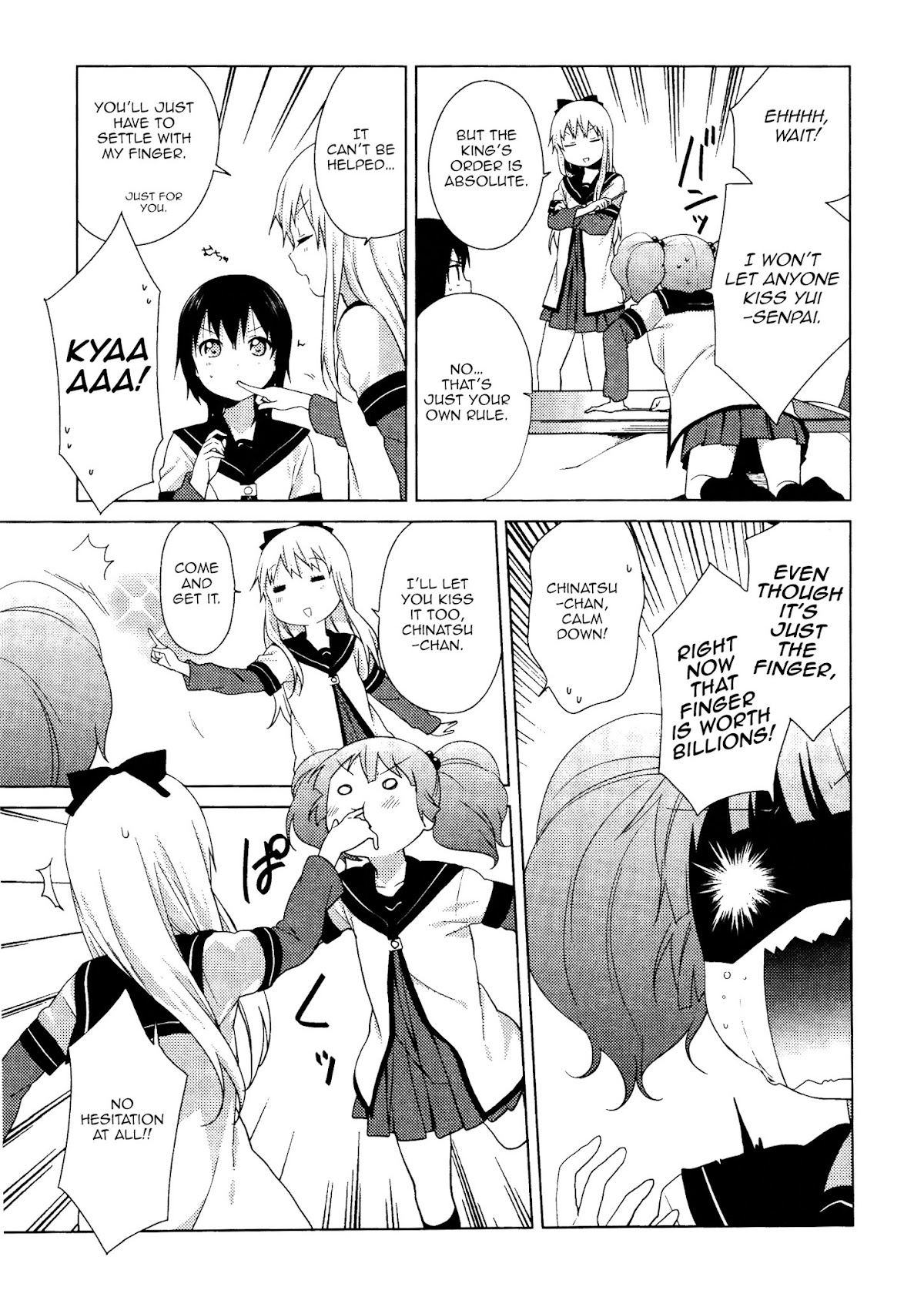 Yuru Yuri Chapter 56 page 5 - Chapter 56: Queen Game!!