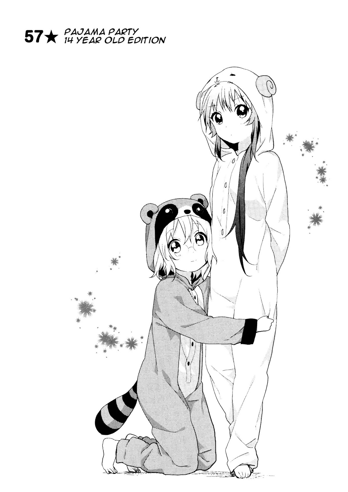 Yuru Yuri Chapter 57 page 1 - Chapter 57: Pajama Party 14 Year Old Edition