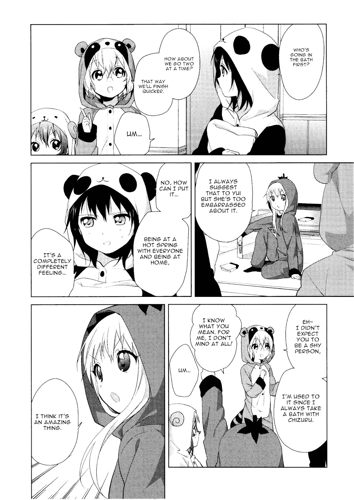 Yuru Yuri Chapter 57 page 4 - Chapter 57: Pajama Party 14 Year Old Edition