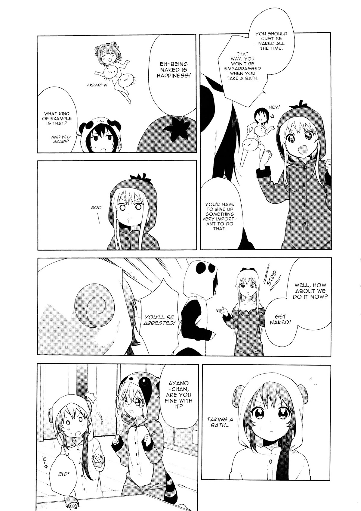 Yuru Yuri Chapter 57 page 5 - Chapter 57: Pajama Party 14 Year Old Edition