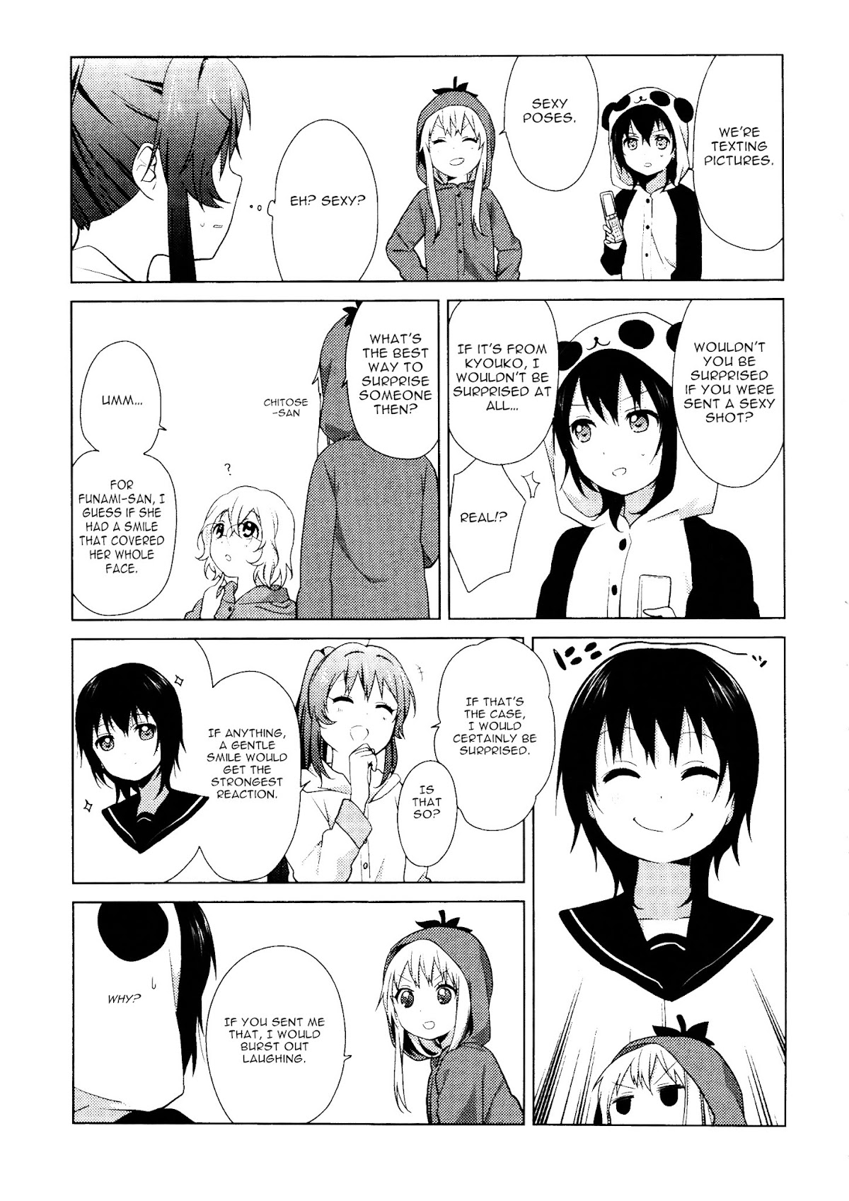 Yuru Yuri Chapter 57 page 9 - Chapter 57: Pajama Party 14 Year Old Edition