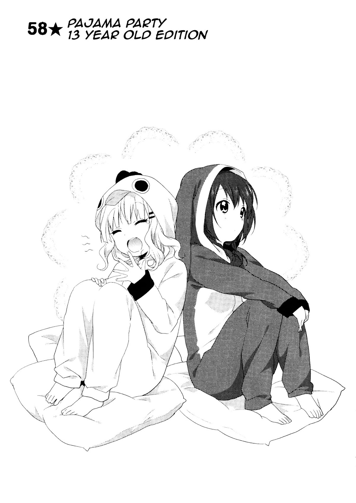 Yuru Yuri Chapter 58 page 1 - Chapter 58: Pajama Party 13 Year Old Edition