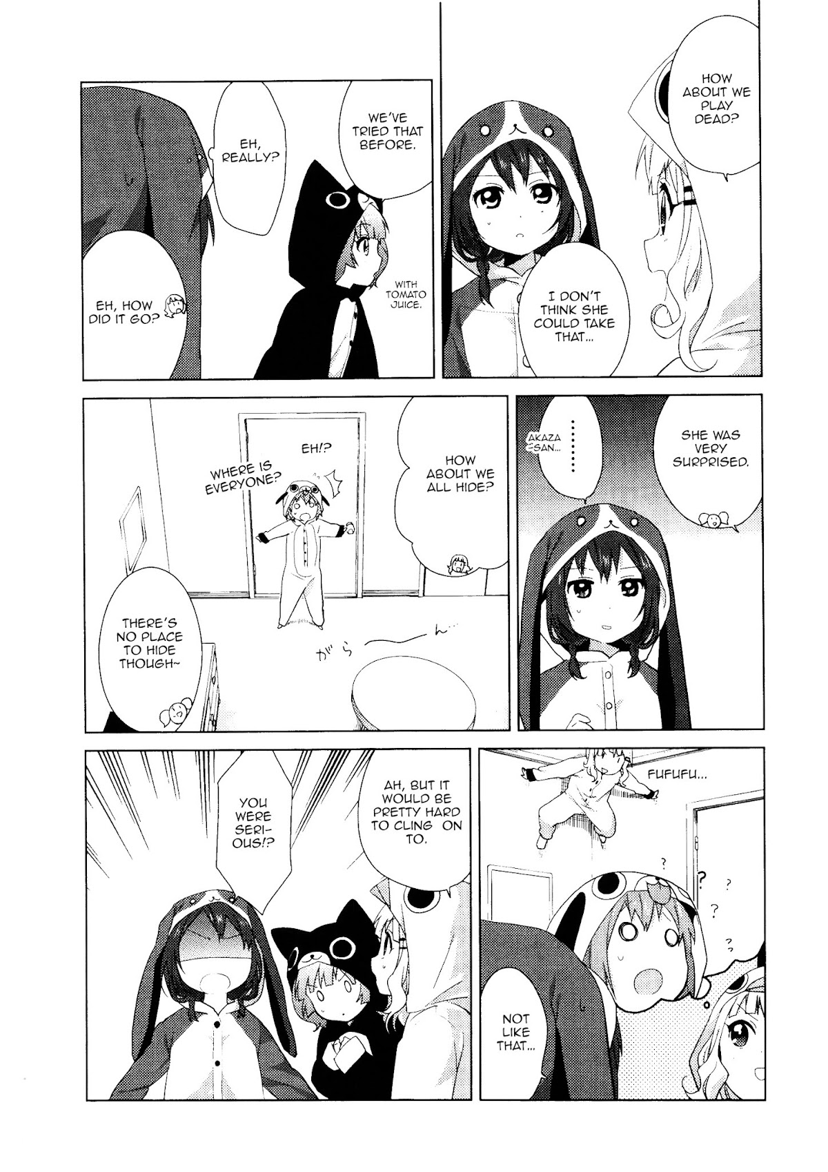 Yuru Yuri Chapter 58 page 4 - Chapter 58: Pajama Party 13 Year Old Edition