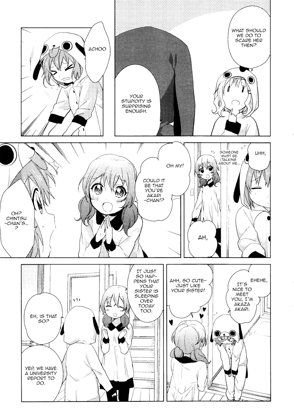 Yuru Yuri Chapter 58 page 5 - Chapter 58: Pajama Party 13 Year Old Edition