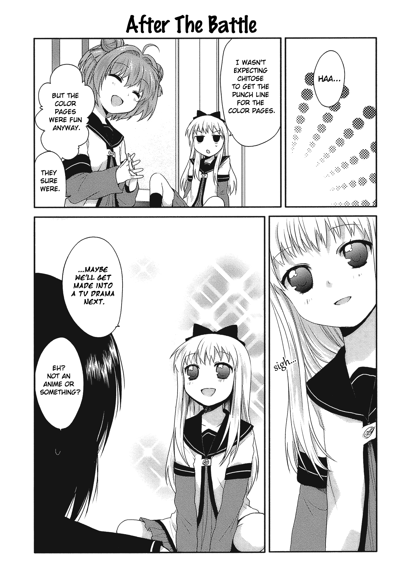 Yuru Yuri Chapter 6 page 4 - Chapter 6: Animation Decoration