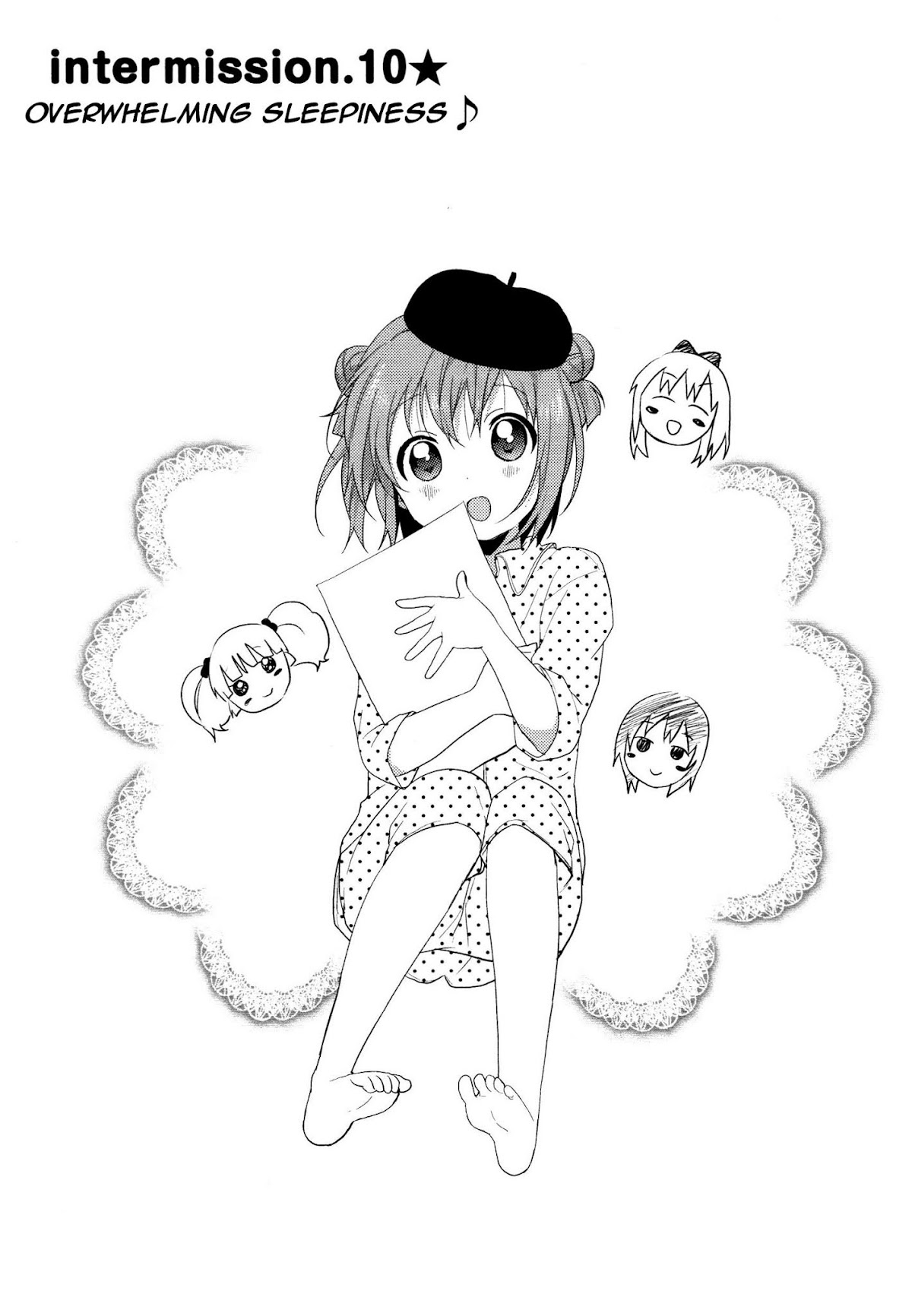 Yuru Yuri Chapter 61.2 page 1 - Chapter 61.2: Intermission 10 - Overwhelming Sleepiness♪