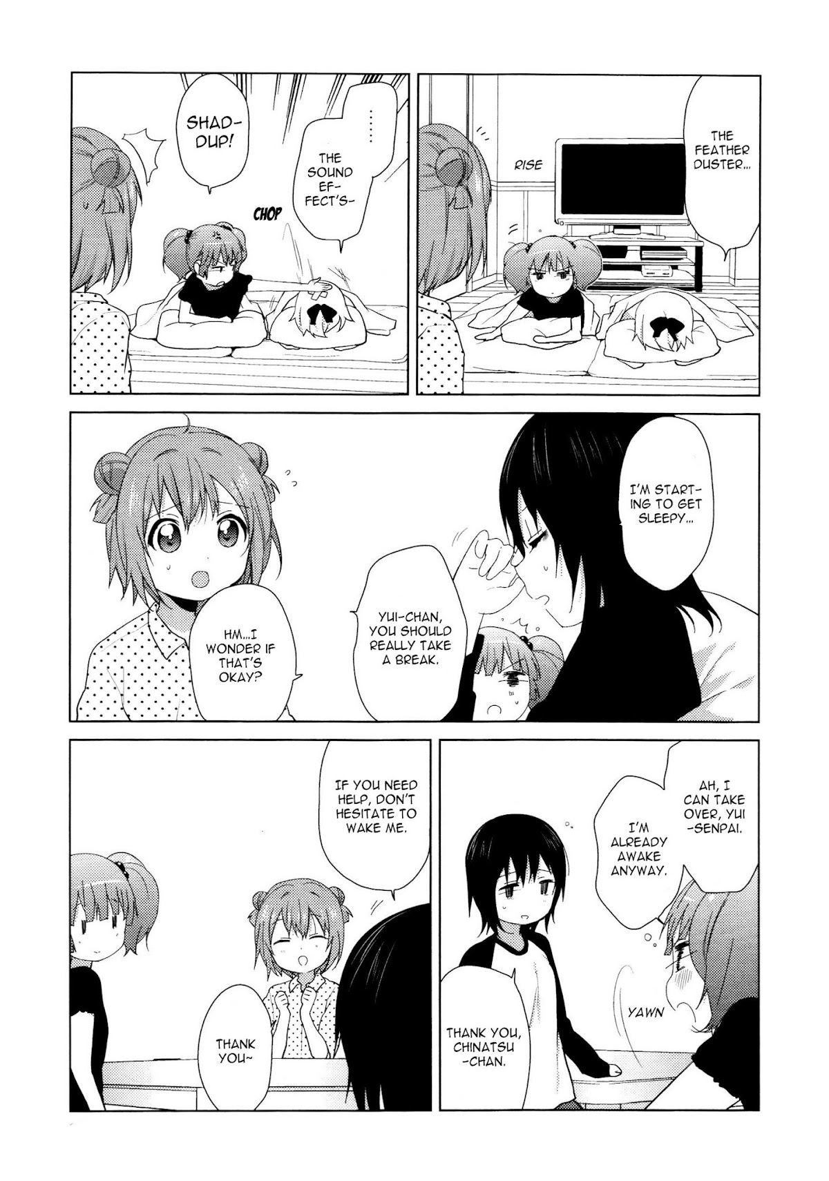 Yuru Yuri Chapter 61.2 page 11 - Chapter 61.2: Intermission 10 - Overwhelming Sleepiness♪