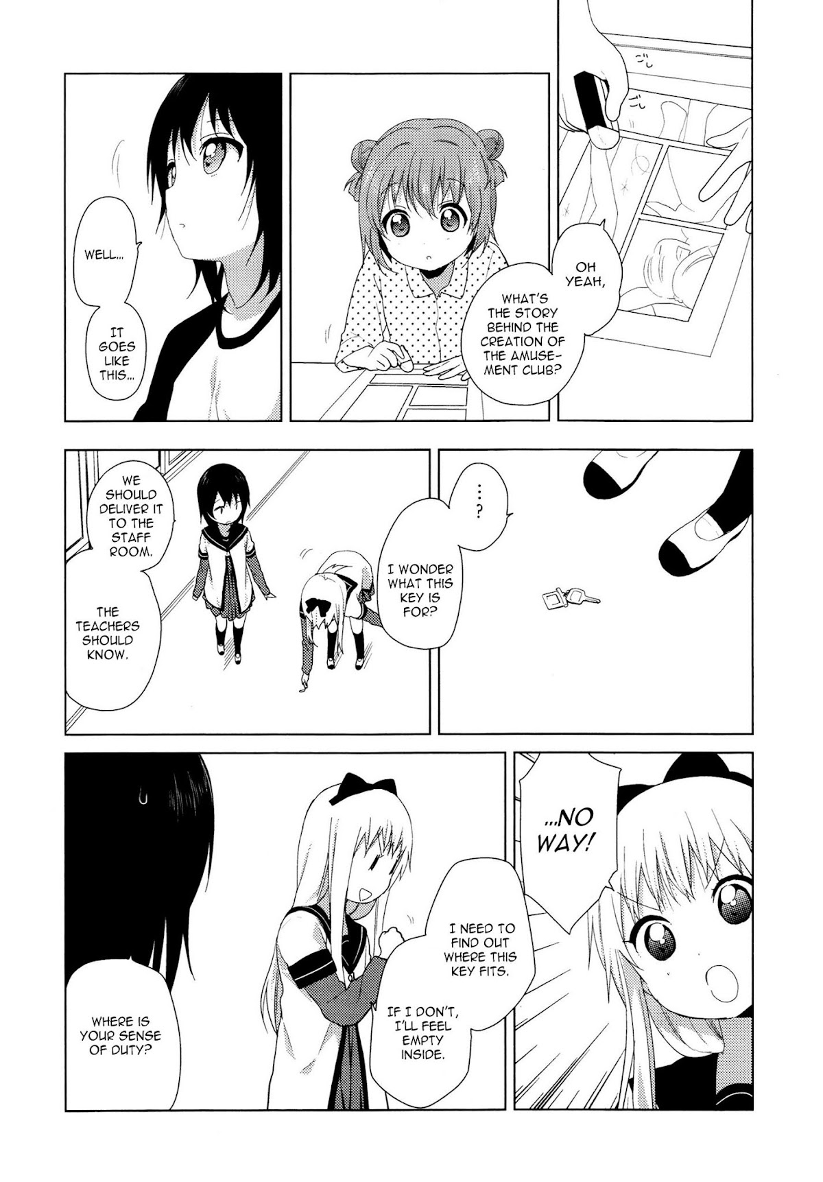 Yuru Yuri Chapter 61.2 page 3 - Chapter 61.2: Intermission 10 - Overwhelming Sleepiness♪