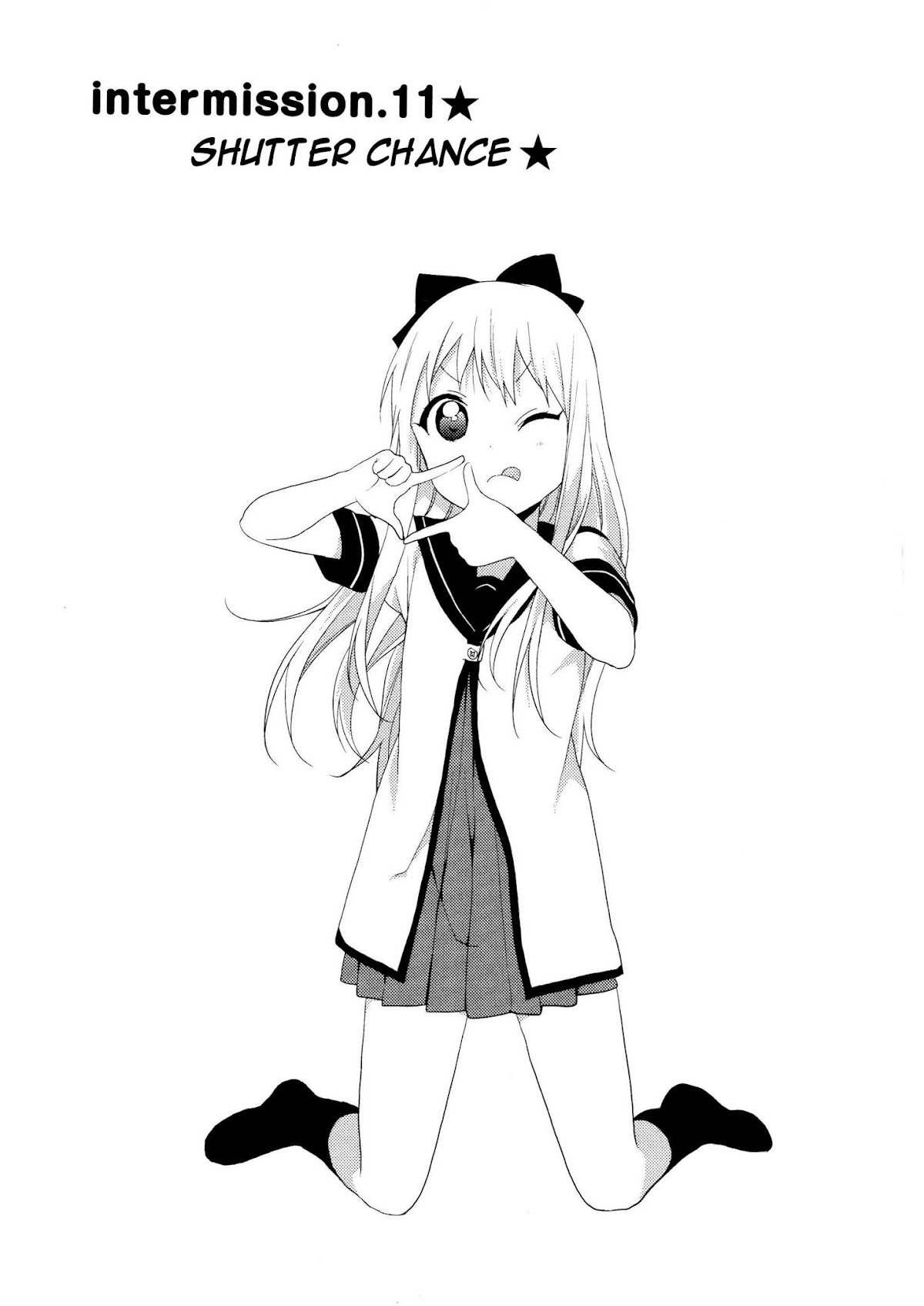 Yuru Yuri Chapter 61.3 page 1 - Chapter 61.3: Intermission 11 - Shutter Chance