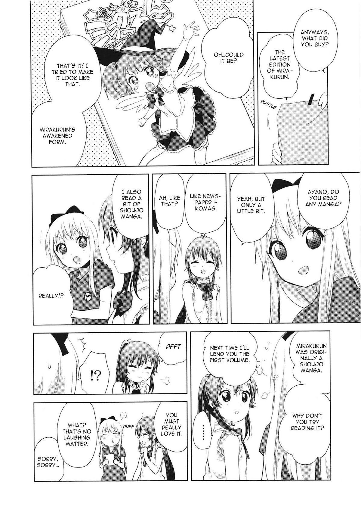 Yuru Yuri Chapter 61.4 page 6 - Chapter 61.4: Intermission 12 - Sugiura Ayano's Splendid Entry!