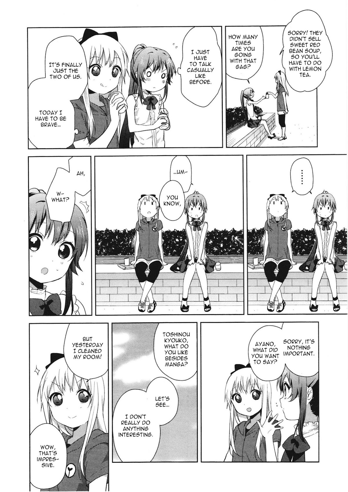 Yuru Yuri Chapter 61.4 page 8 - Chapter 61.4: Intermission 12 - Sugiura Ayano's Splendid Entry!