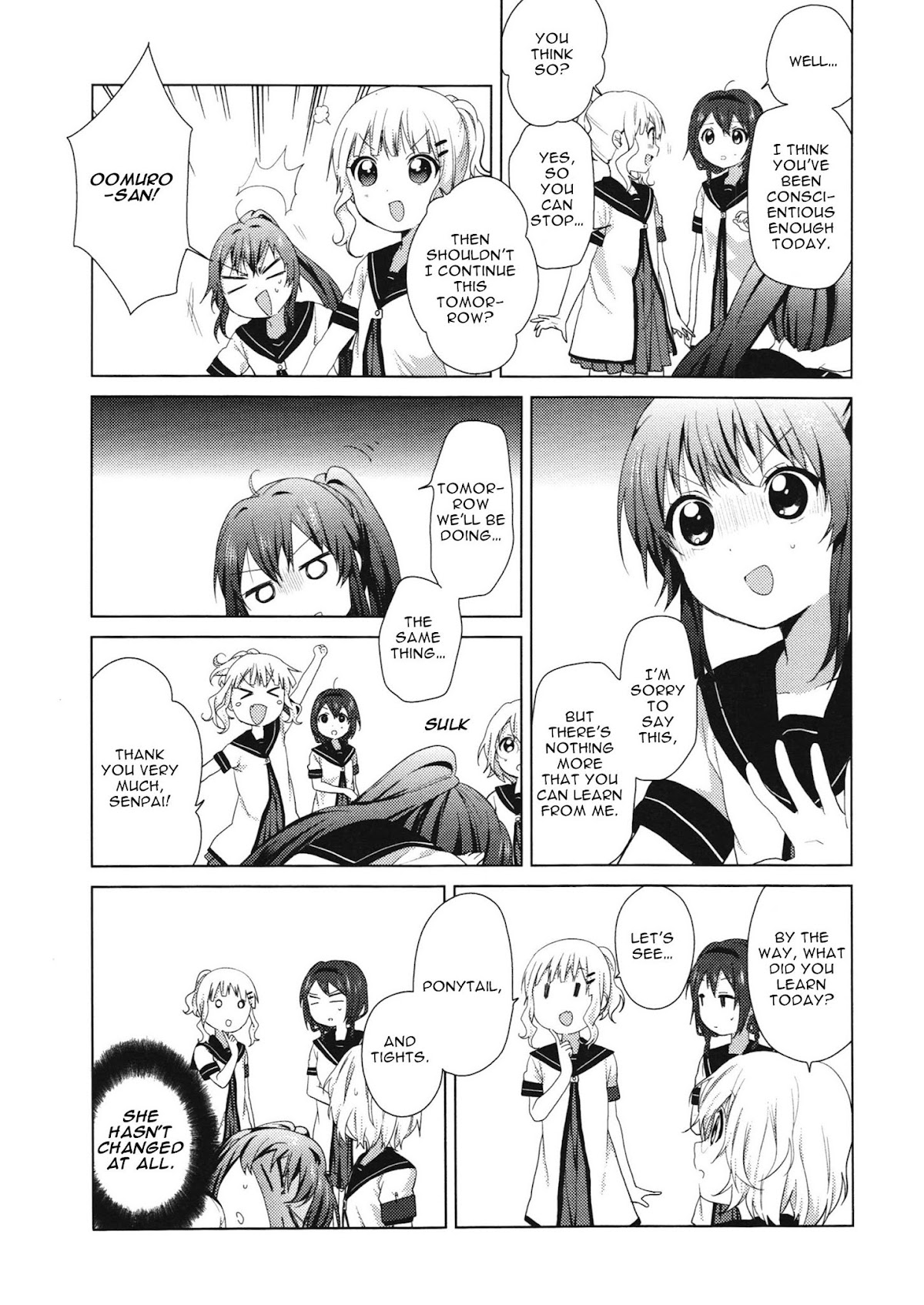 Yuru Yuri Chapter 61.5 page 11 - Chapter 61.5: Intermission 13 - Toshinou Kyouko...Senpai!