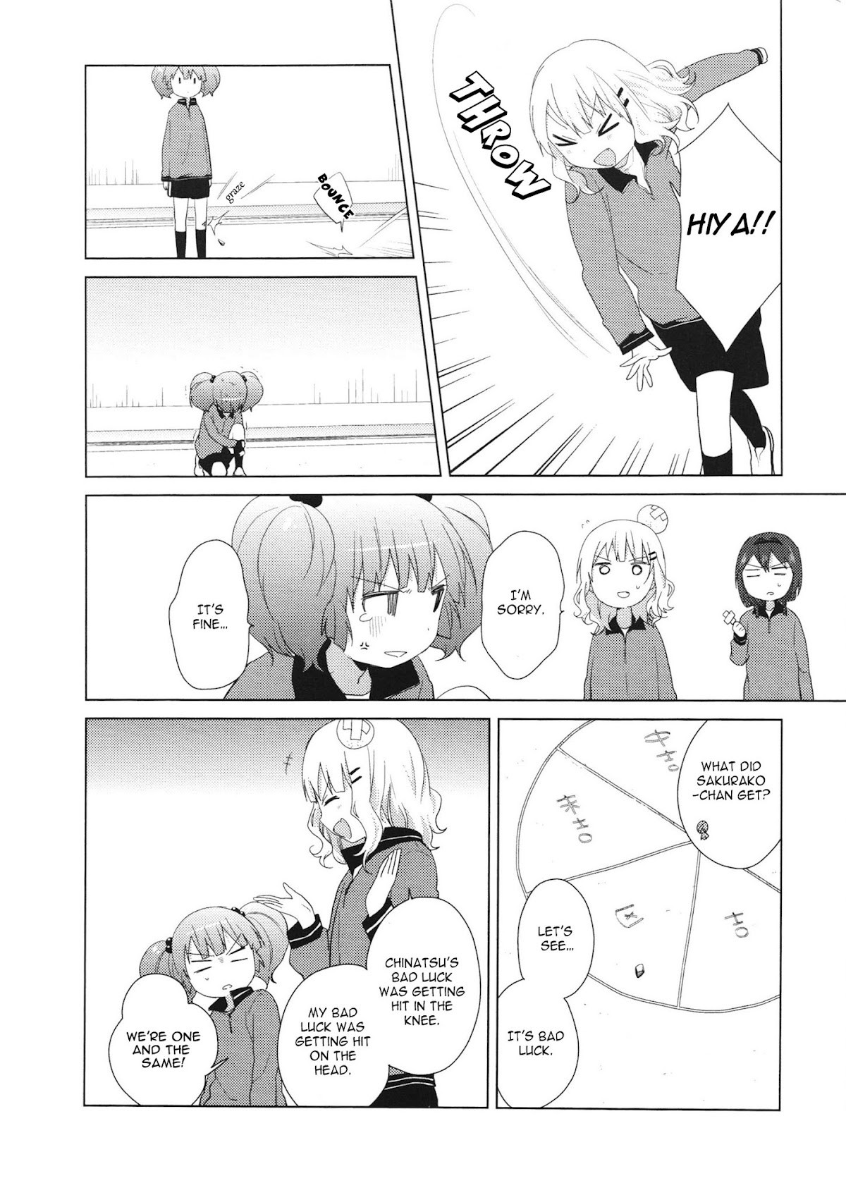 Yuru Yuri Chapter 61.6 page 6 - Chapter 61.6: Intermission 14 - Insufficent Feeling (Kanji) Spintops (Frames)