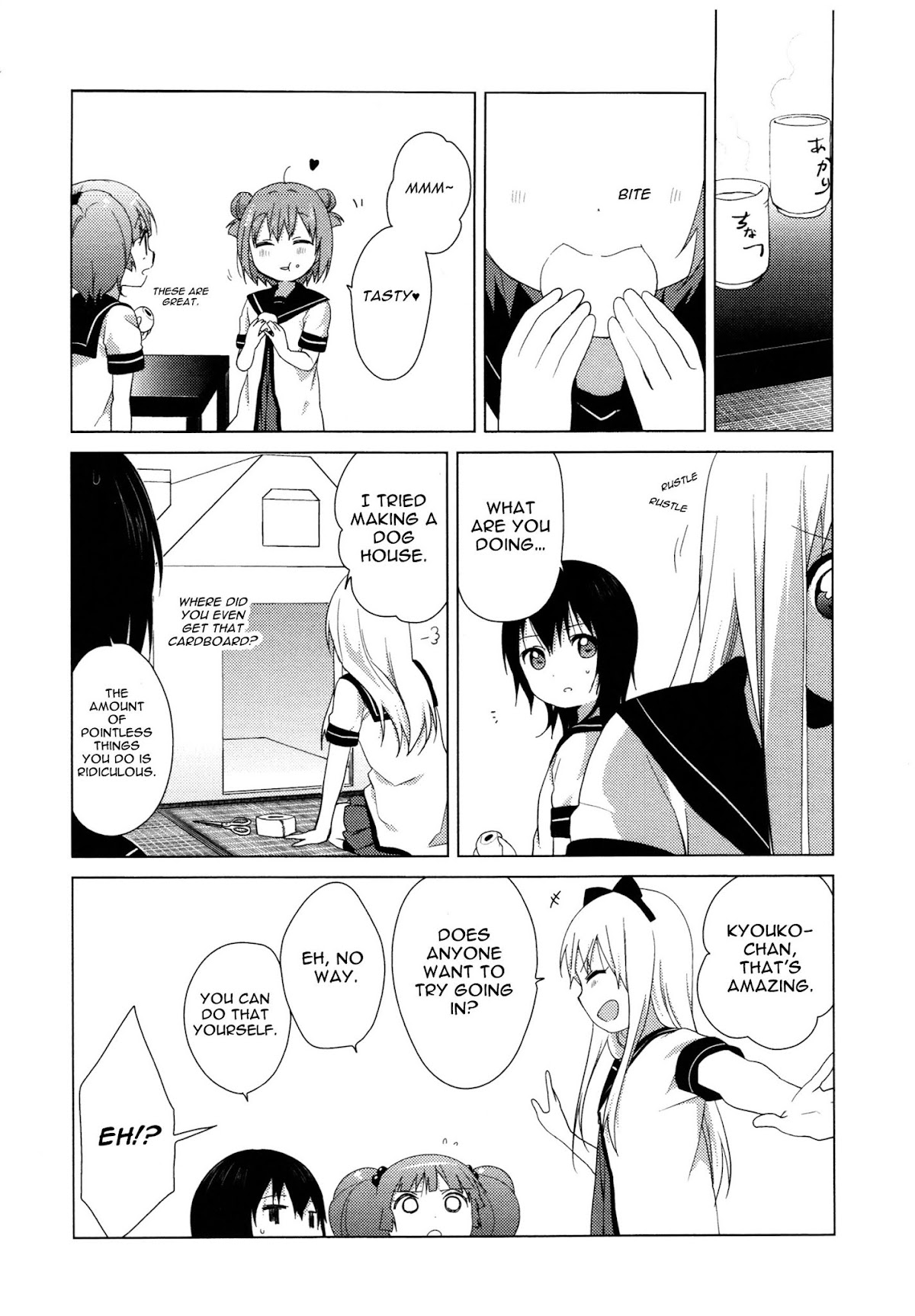Yuru Yuri Chapter 61.7 page 10 - Chapter 61.7: Intermission 15 - Yay, Akari Woof Woof~