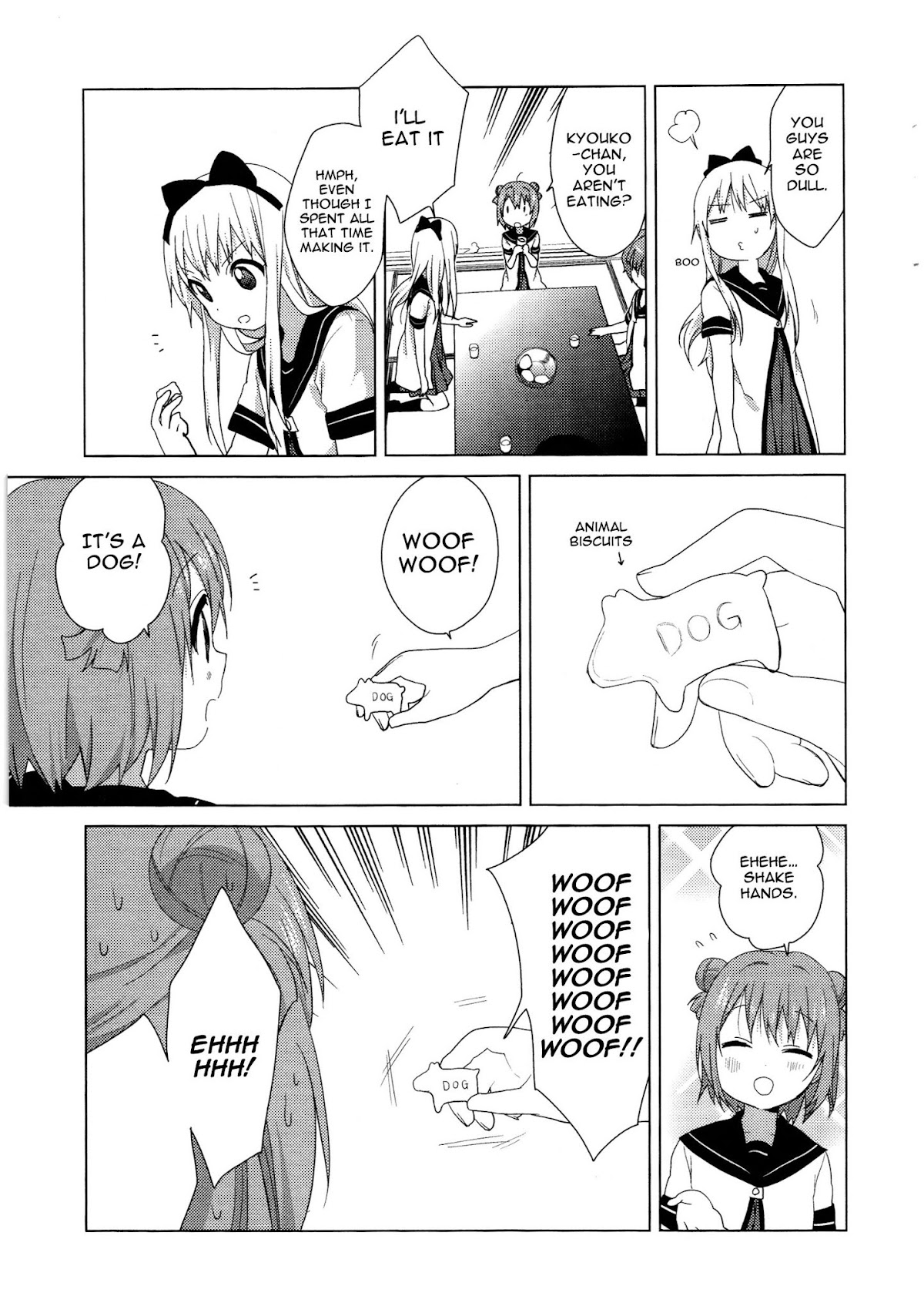 Yuru Yuri Chapter 61.7 page 11 - Chapter 61.7: Intermission 15 - Yay, Akari Woof Woof~