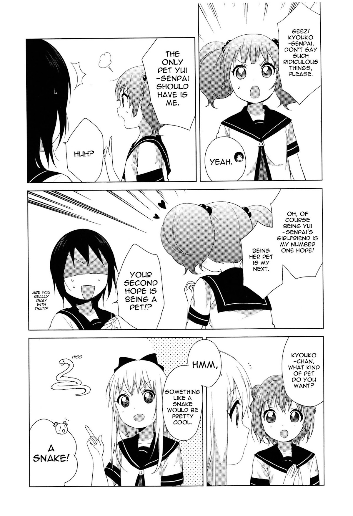Yuru Yuri Chapter 61.7 page 4 - Chapter 61.7: Intermission 15 - Yay, Akari Woof Woof~