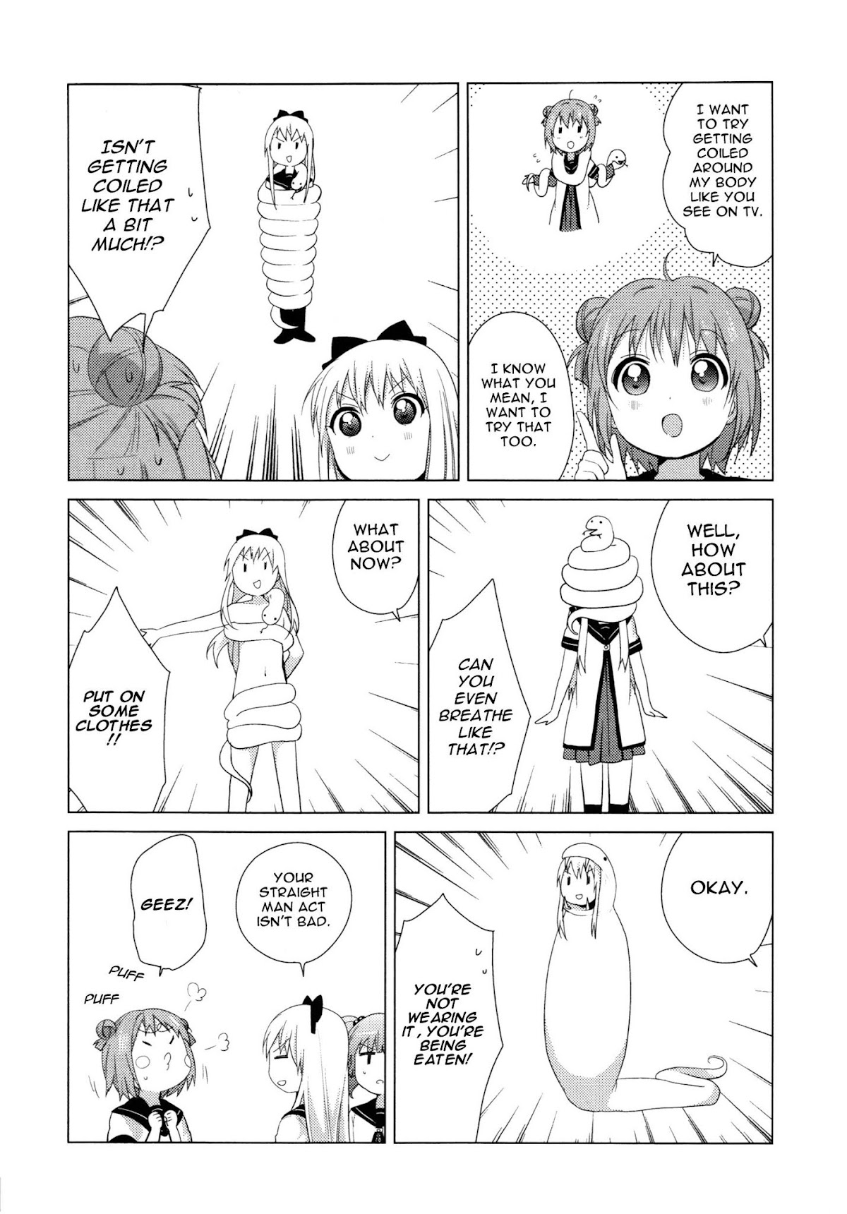 Yuru Yuri Chapter 61.7 page 5 - Chapter 61.7: Intermission 15 - Yay, Akari Woof Woof~
