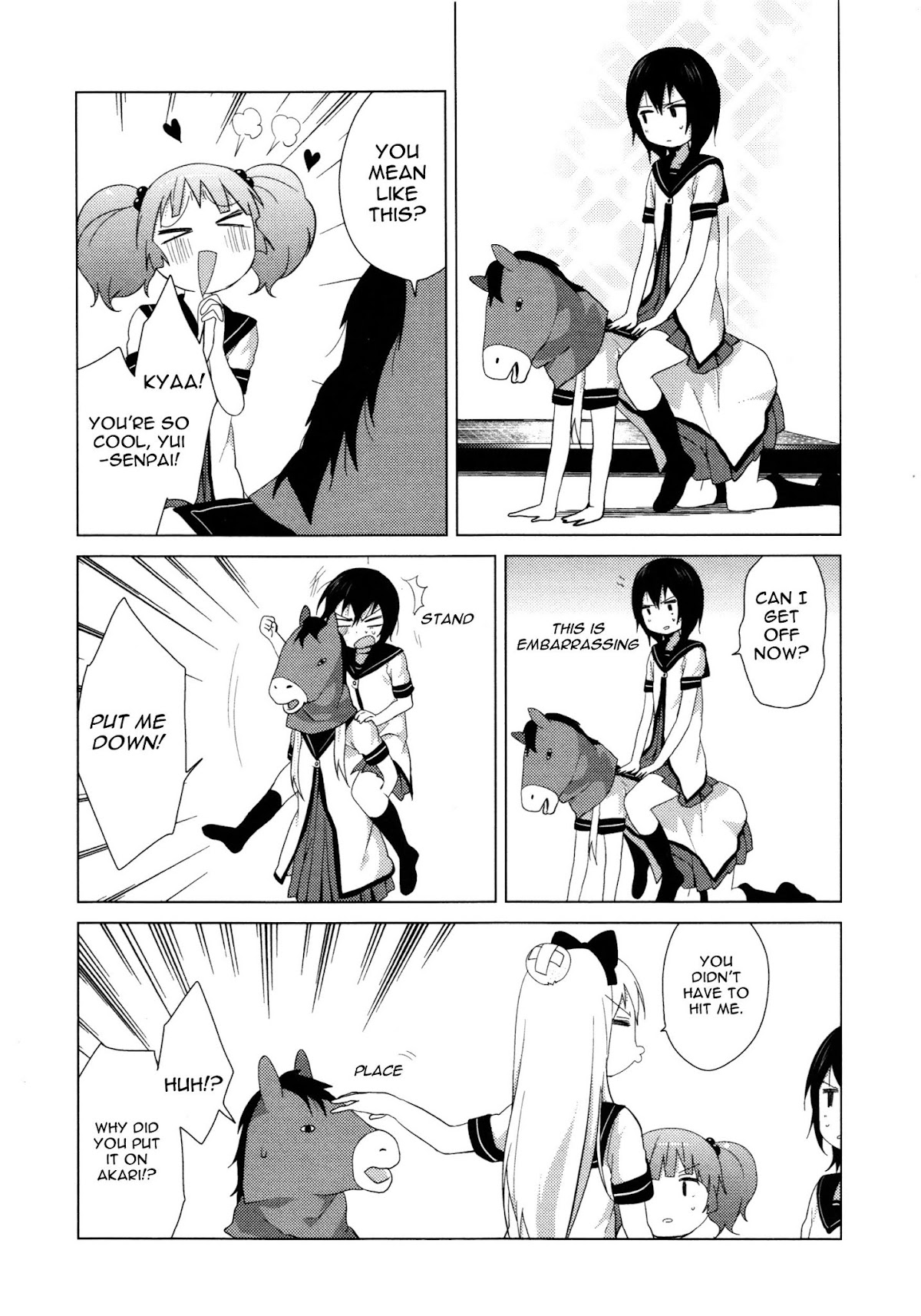 Yuru Yuri Chapter 61.7 page 7 - Chapter 61.7: Intermission 15 - Yay, Akari Woof Woof~