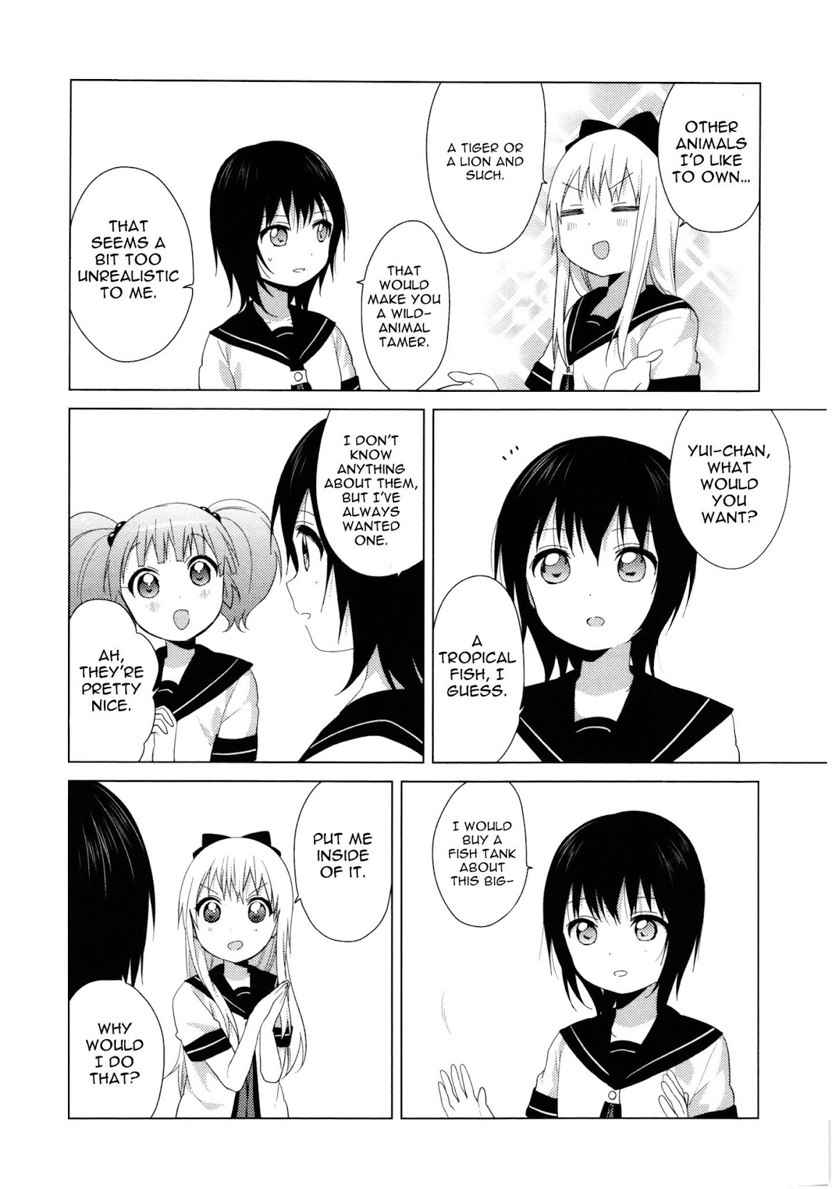 Yuru Yuri Chapter 61.7 page 8 - Chapter 61.7: Intermission 15 - Yay, Akari Woof Woof~