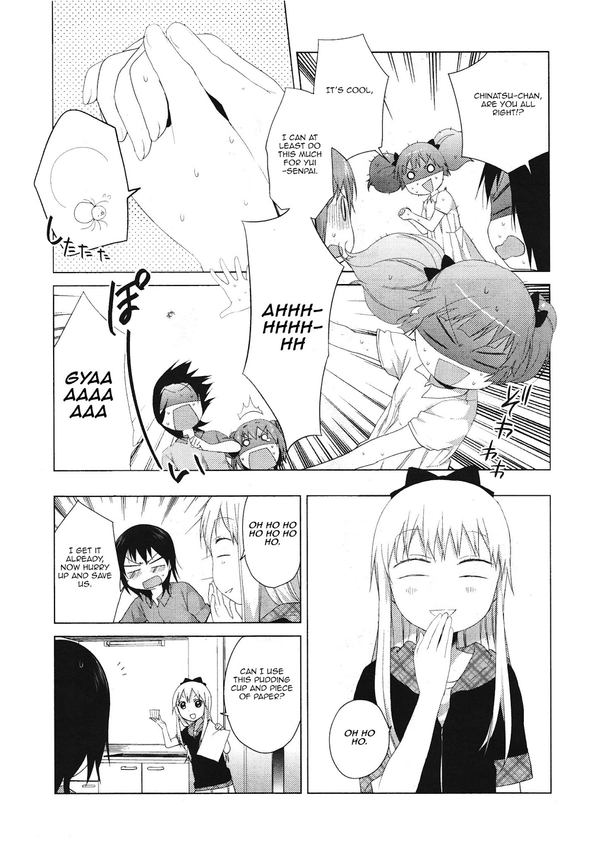 Yuru Yuri Chapter 63 page 10 - Chapter 63: The Story of How I Couldn't Catch the Spider.